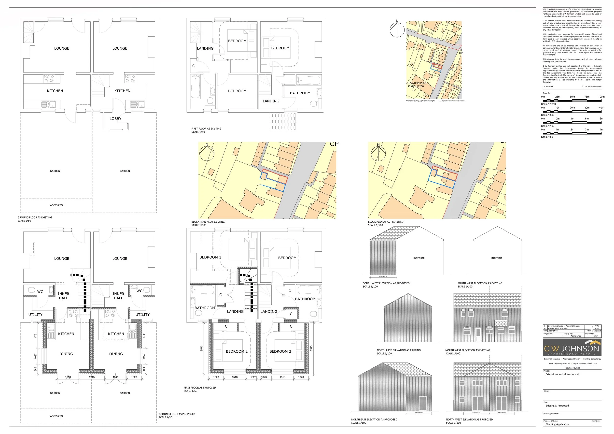 Planning Application for residential extensions