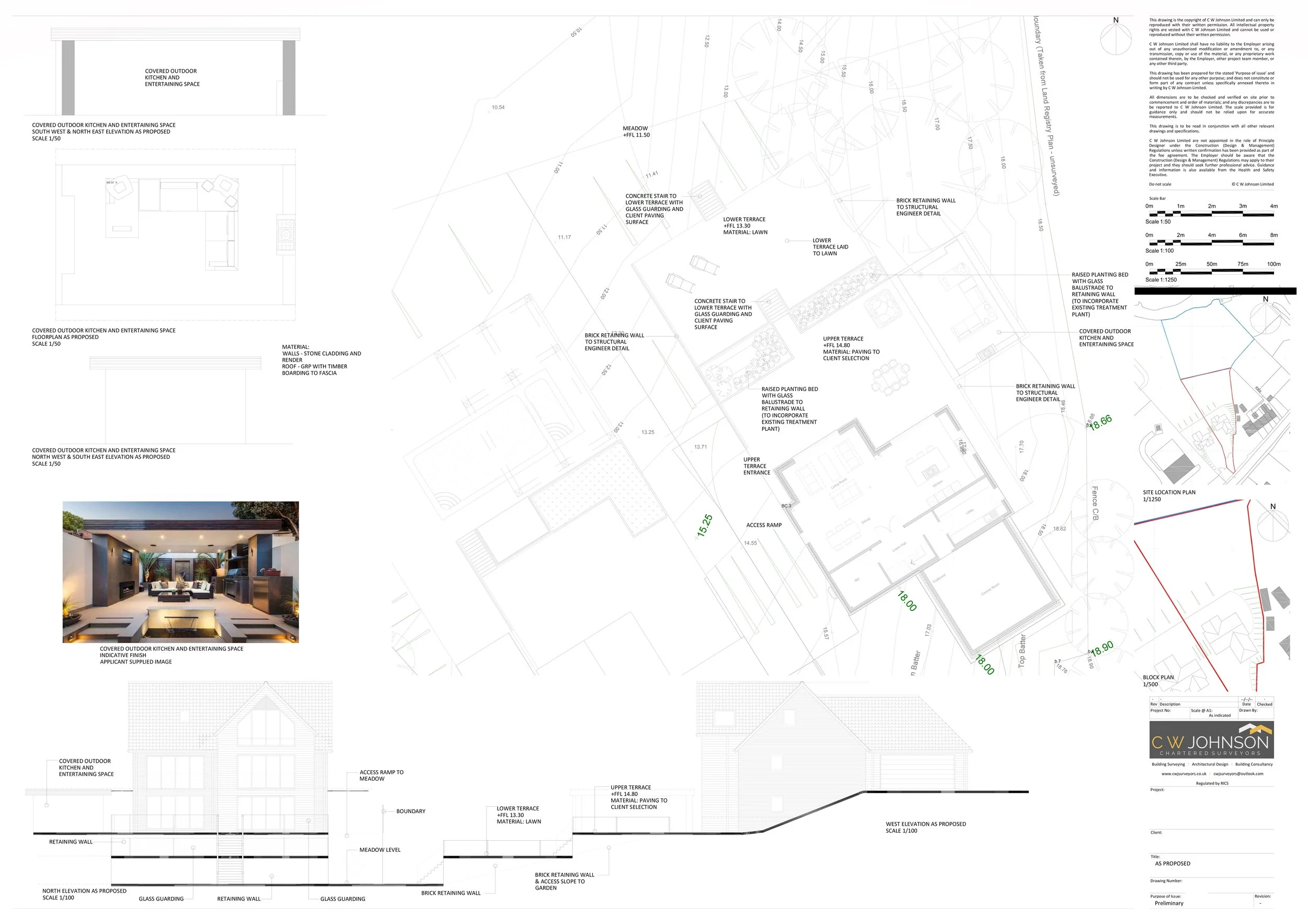 Garden landscaping works for new build house
