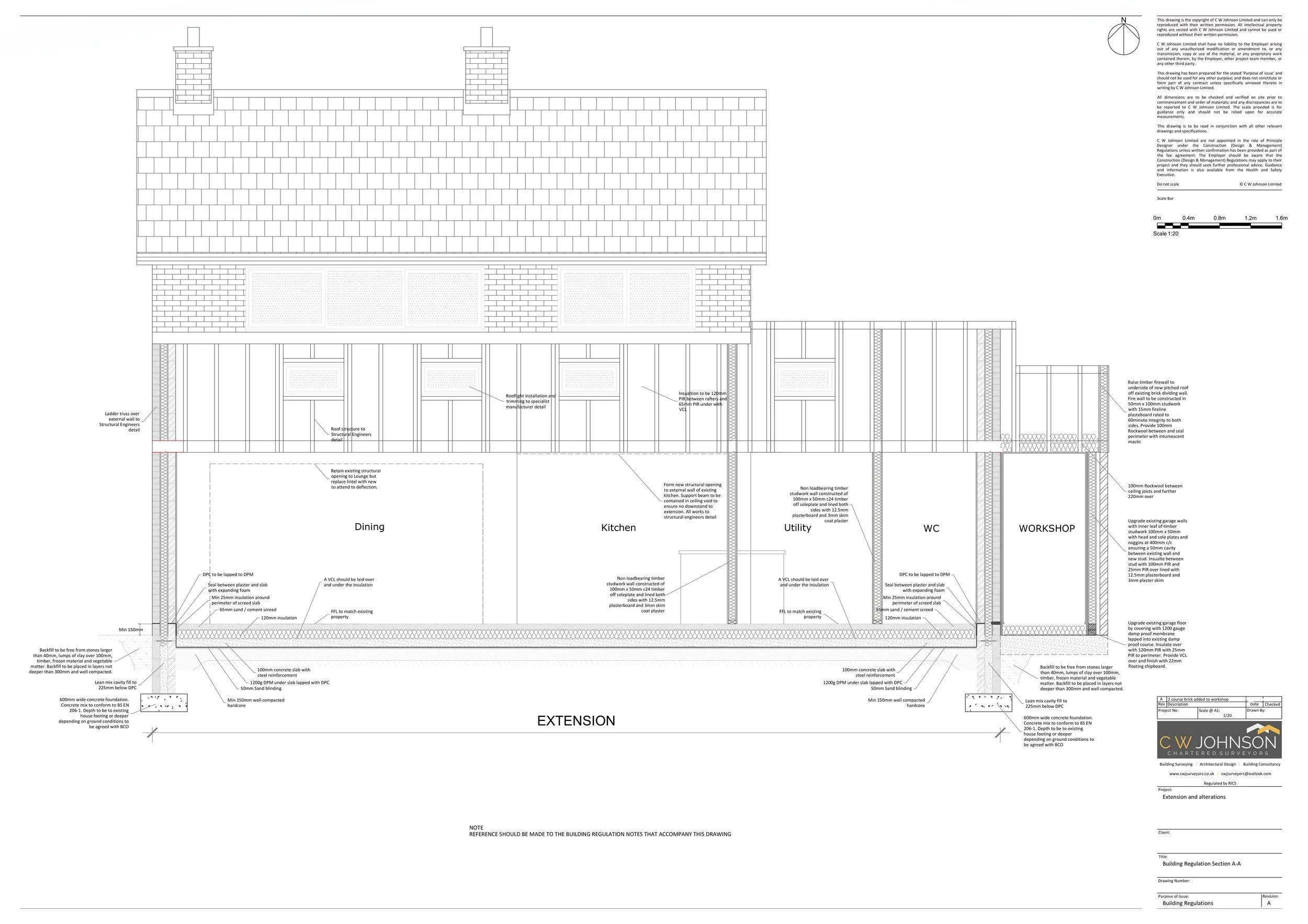 Planning Application and Building Regulations for rear extension