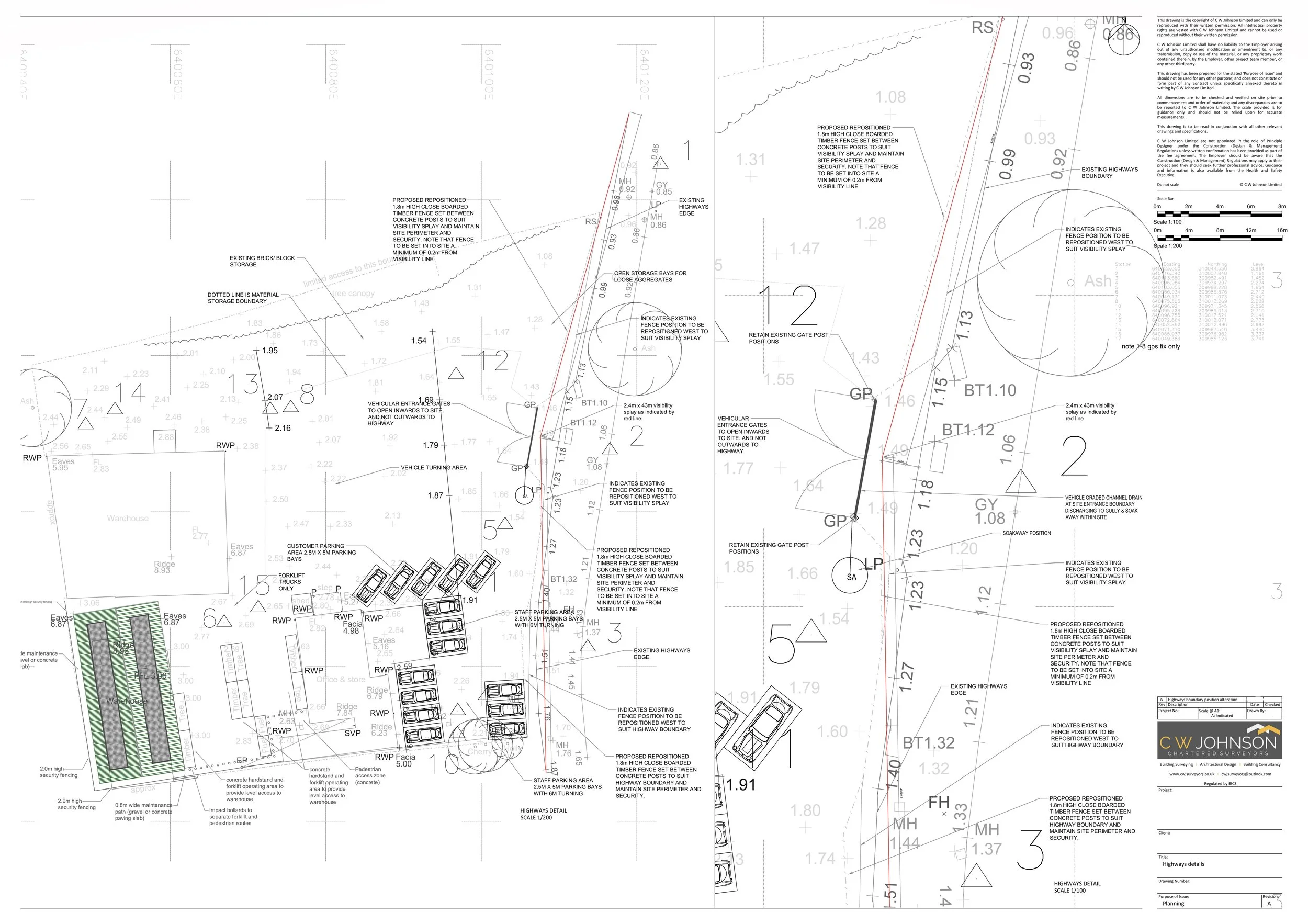 Planning Application for replacement warehouse