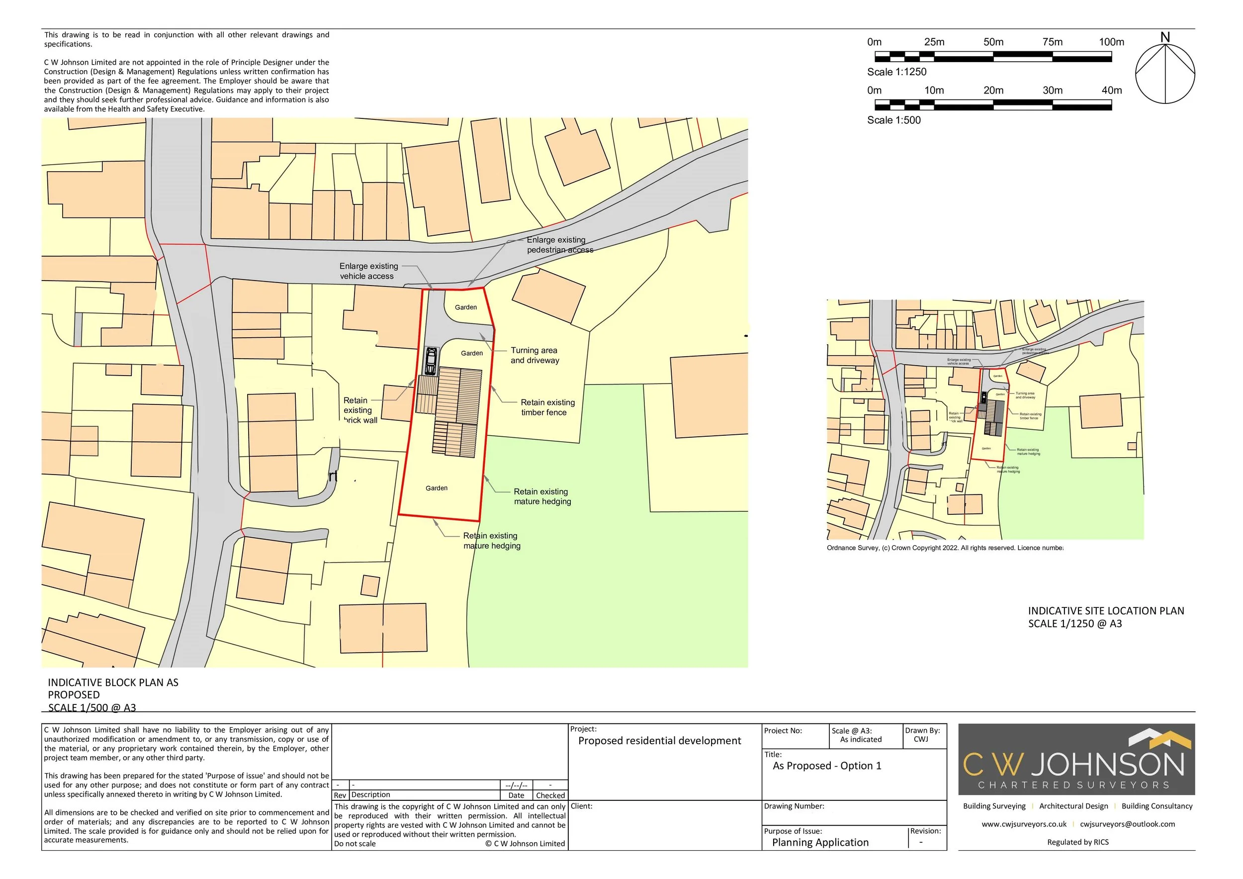Planning Application for single residential dwelling