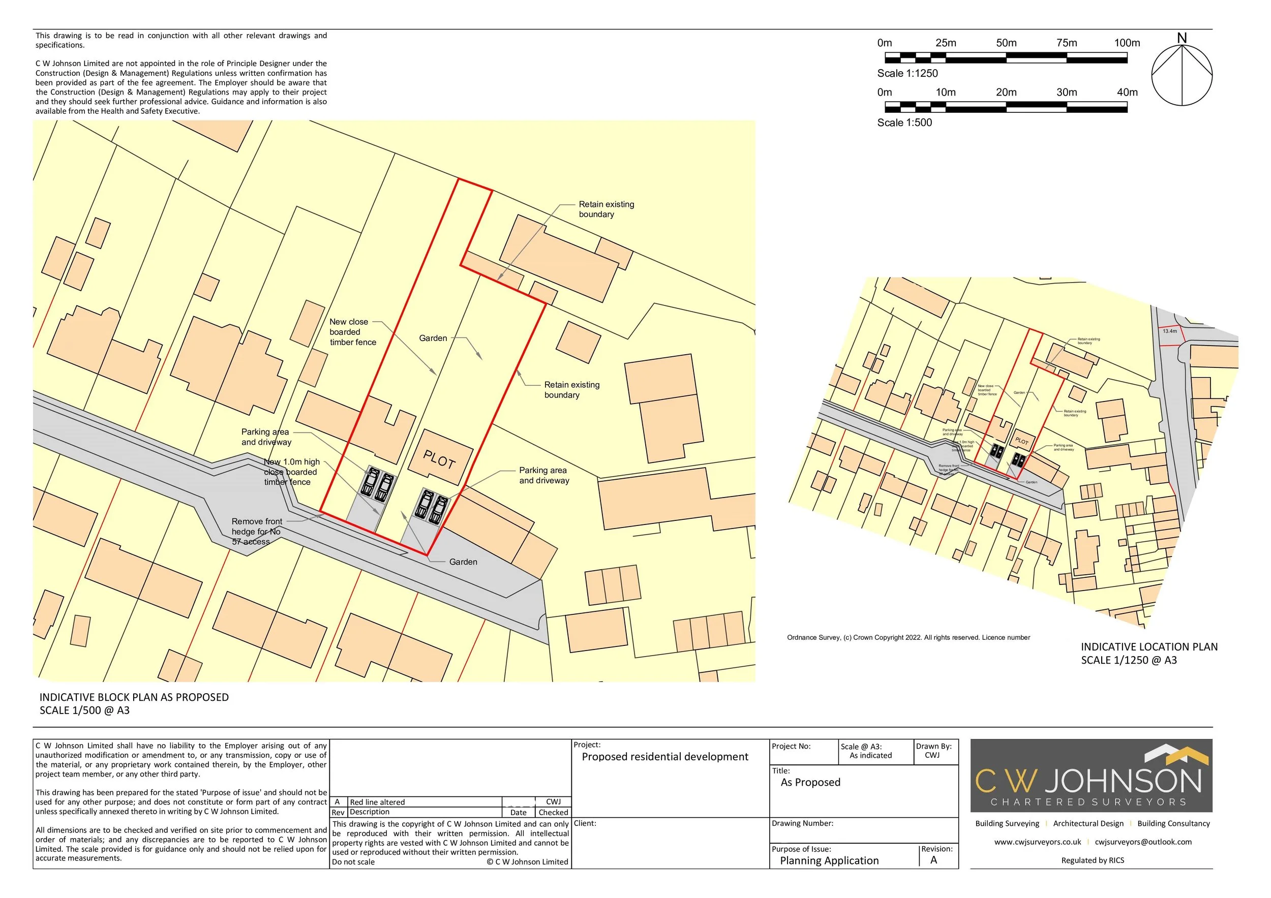 Planning Application for single residential dwelling