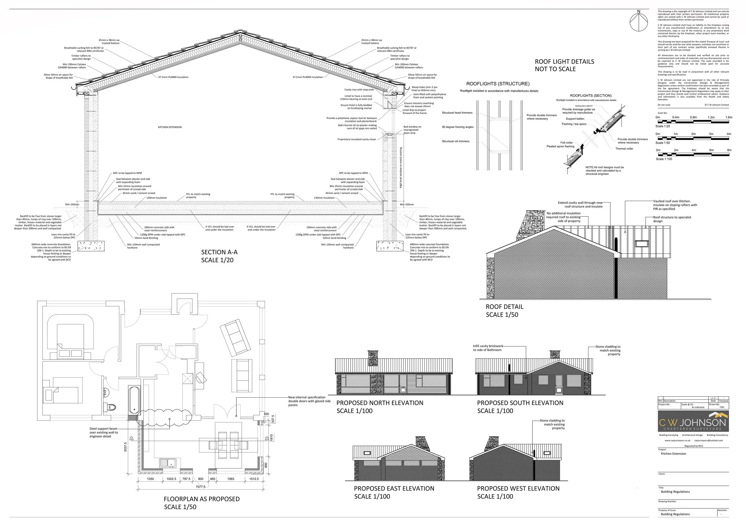 Building Regulations Application for rear extension