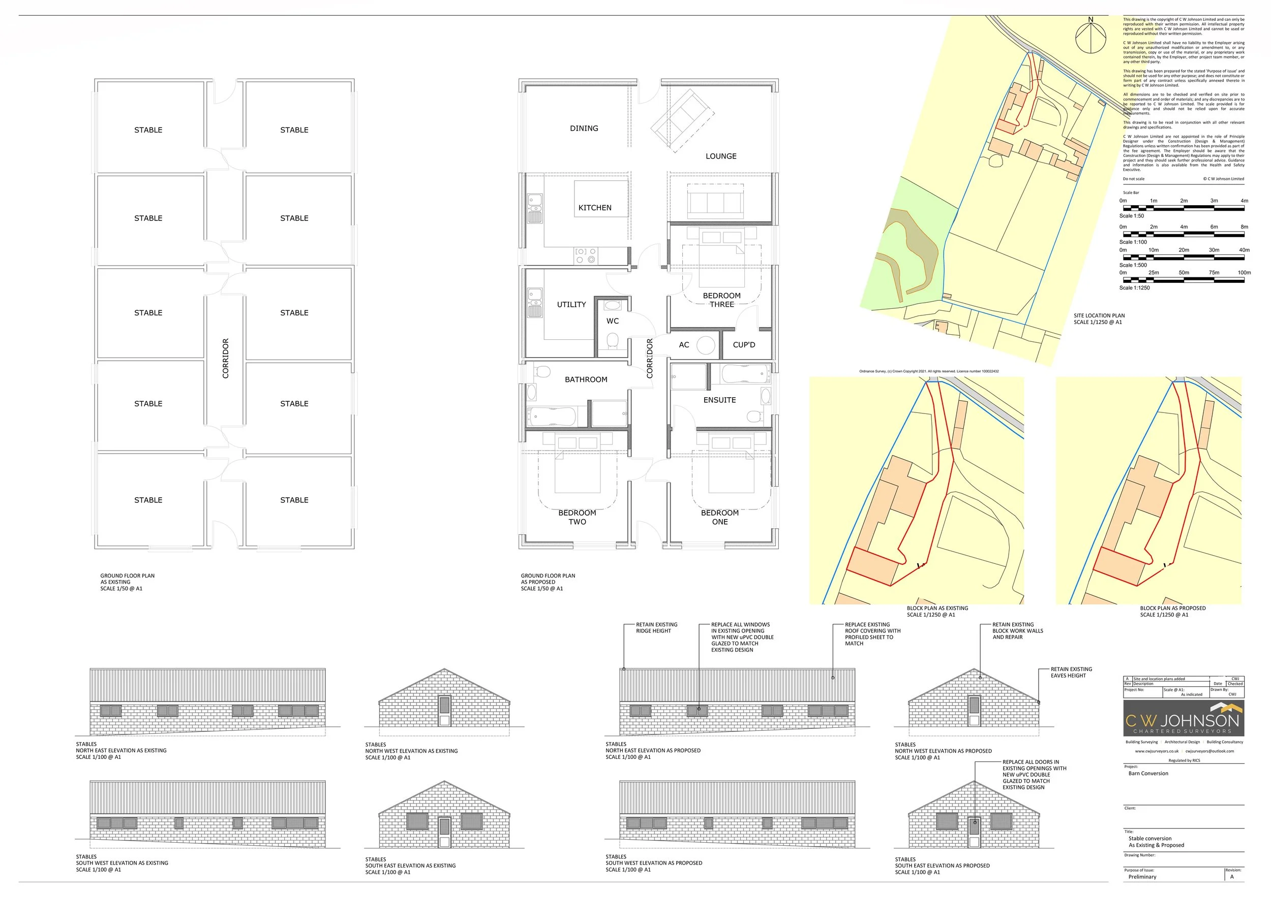 Planning Application for conversion of barn to dwelling