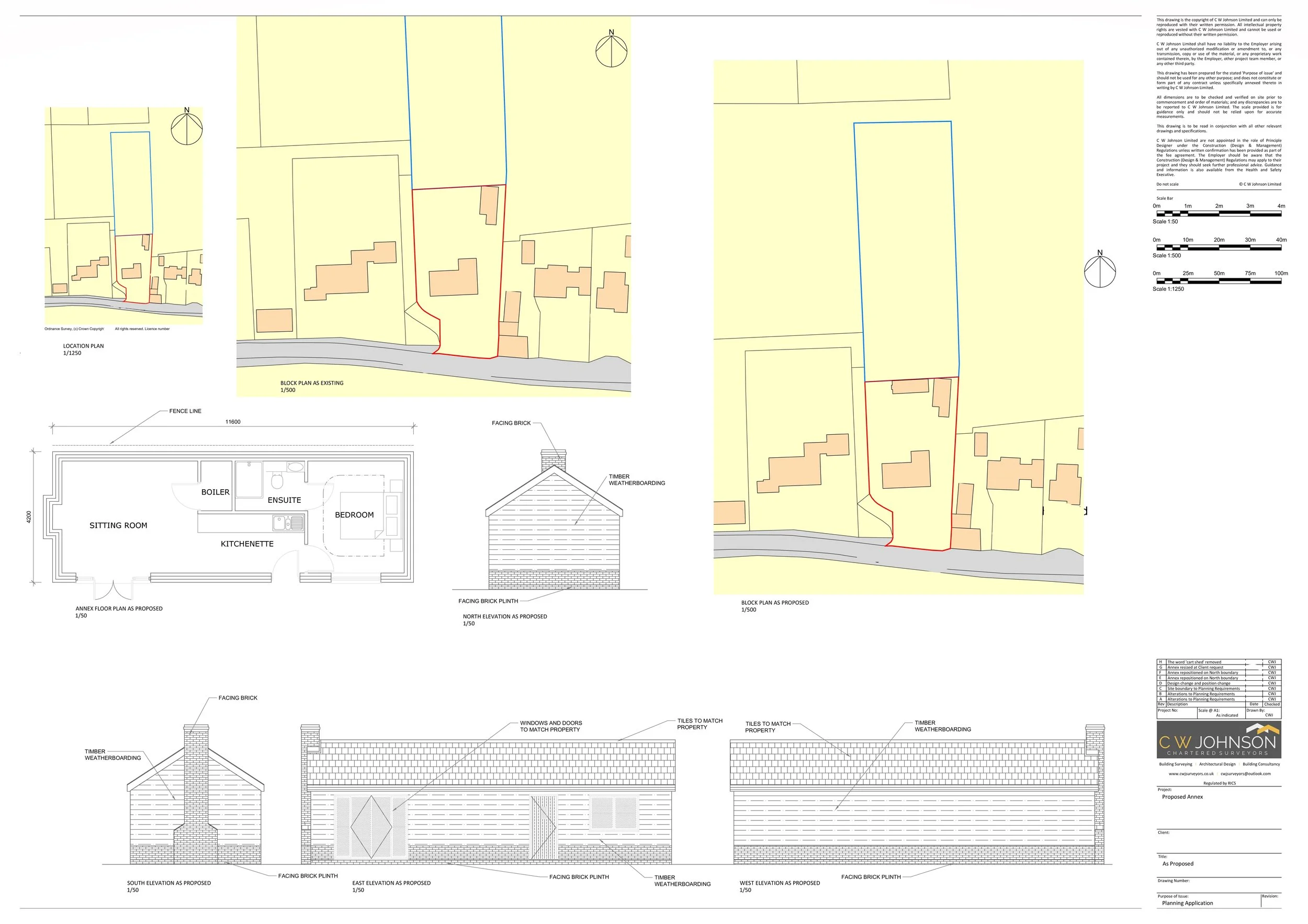Planning Application for residential annex
