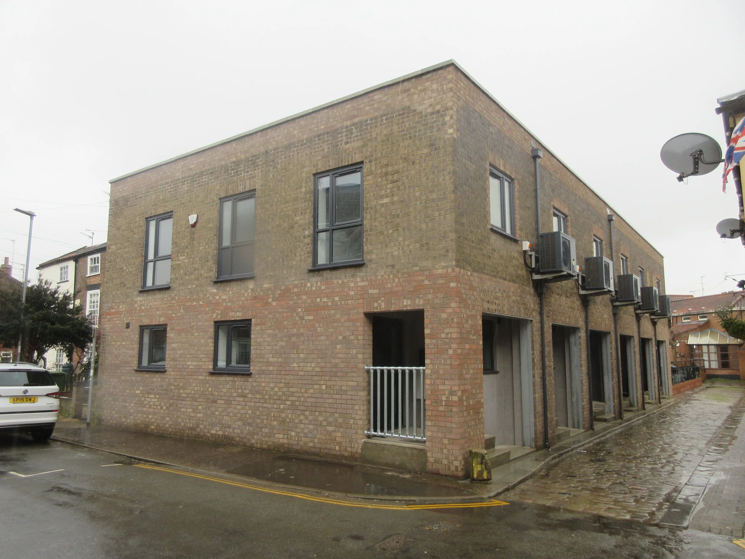 Warranty inspection for conversion of office to residential townhouses