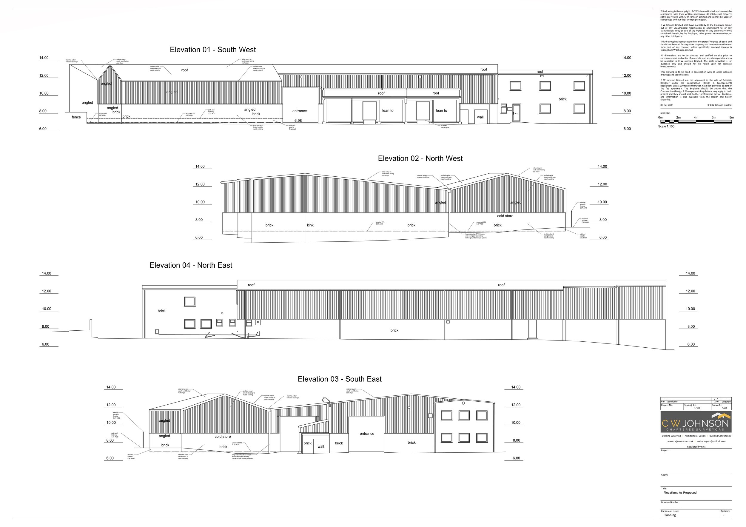 Planning Application for extension to commercial distribution centre