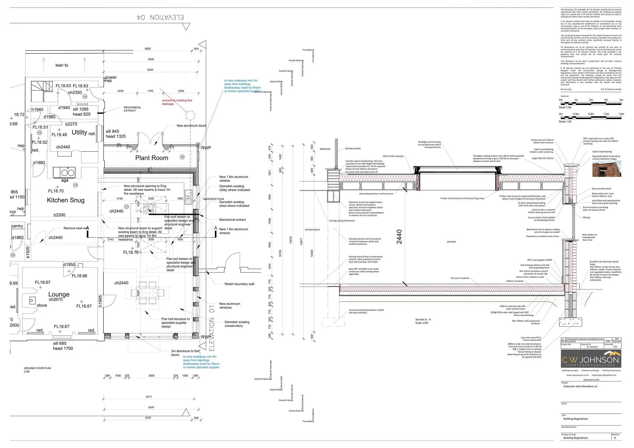 Building Regulations Application for residential extension
