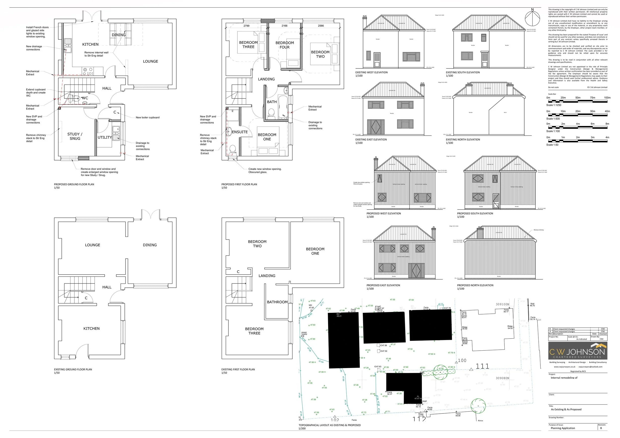 Planning Application for residential alterations