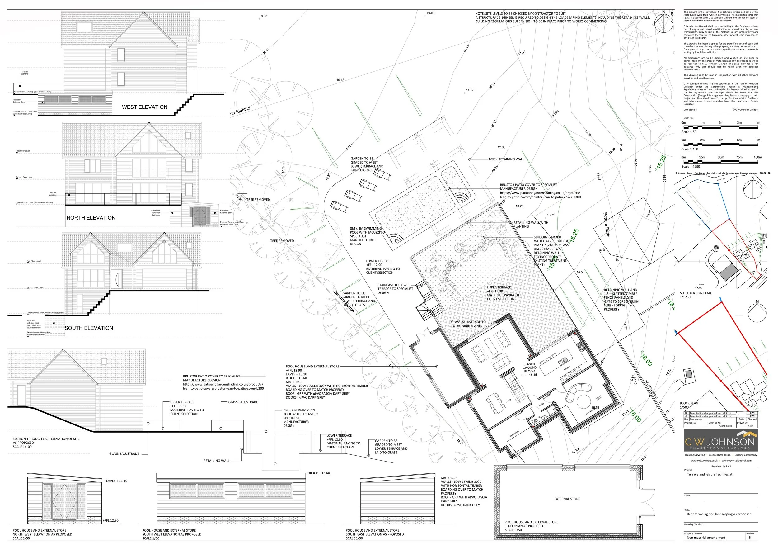 Garden landscaping works for new build house