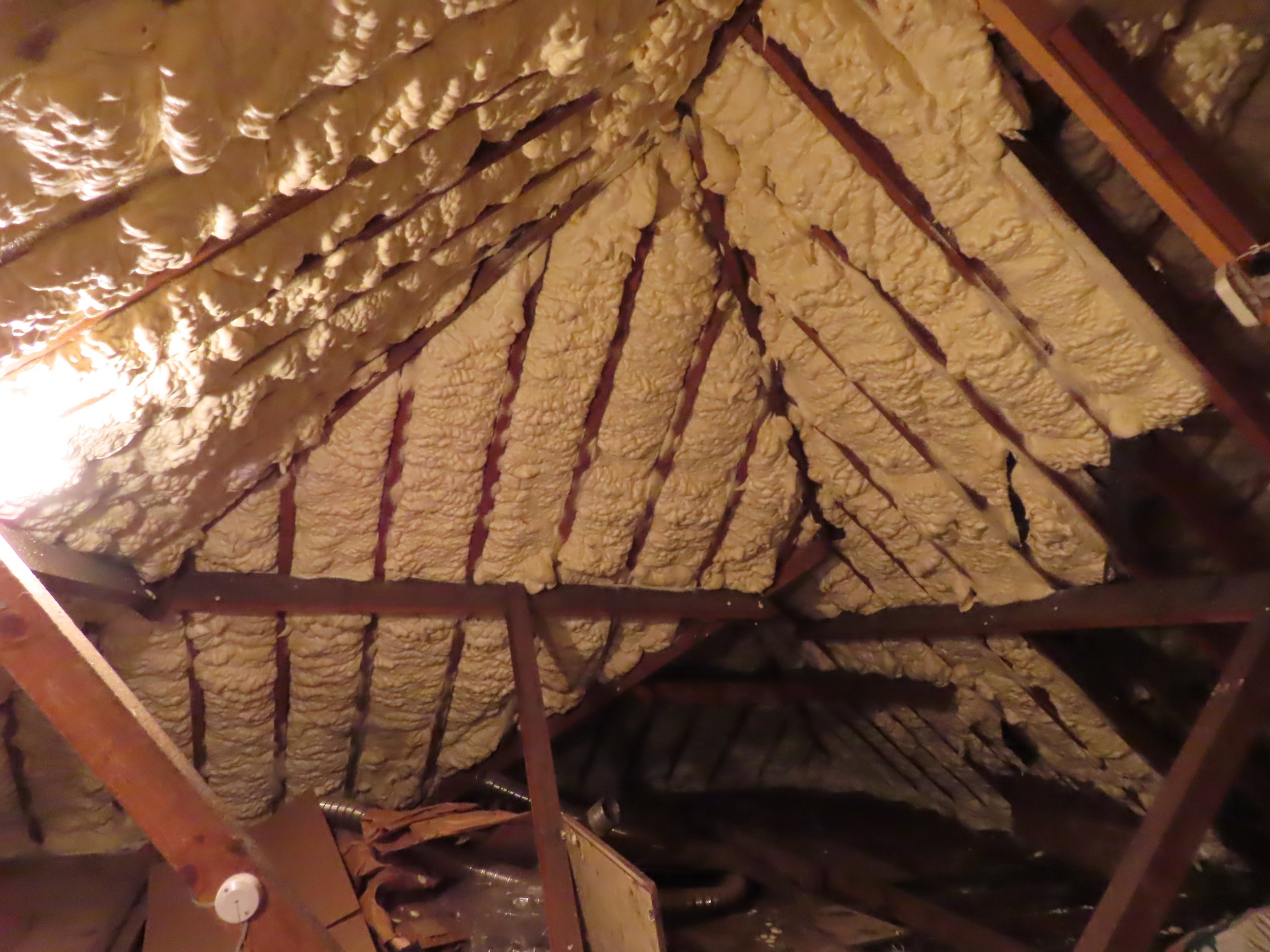 Defect Diagnosis - Spray Foam Insulation