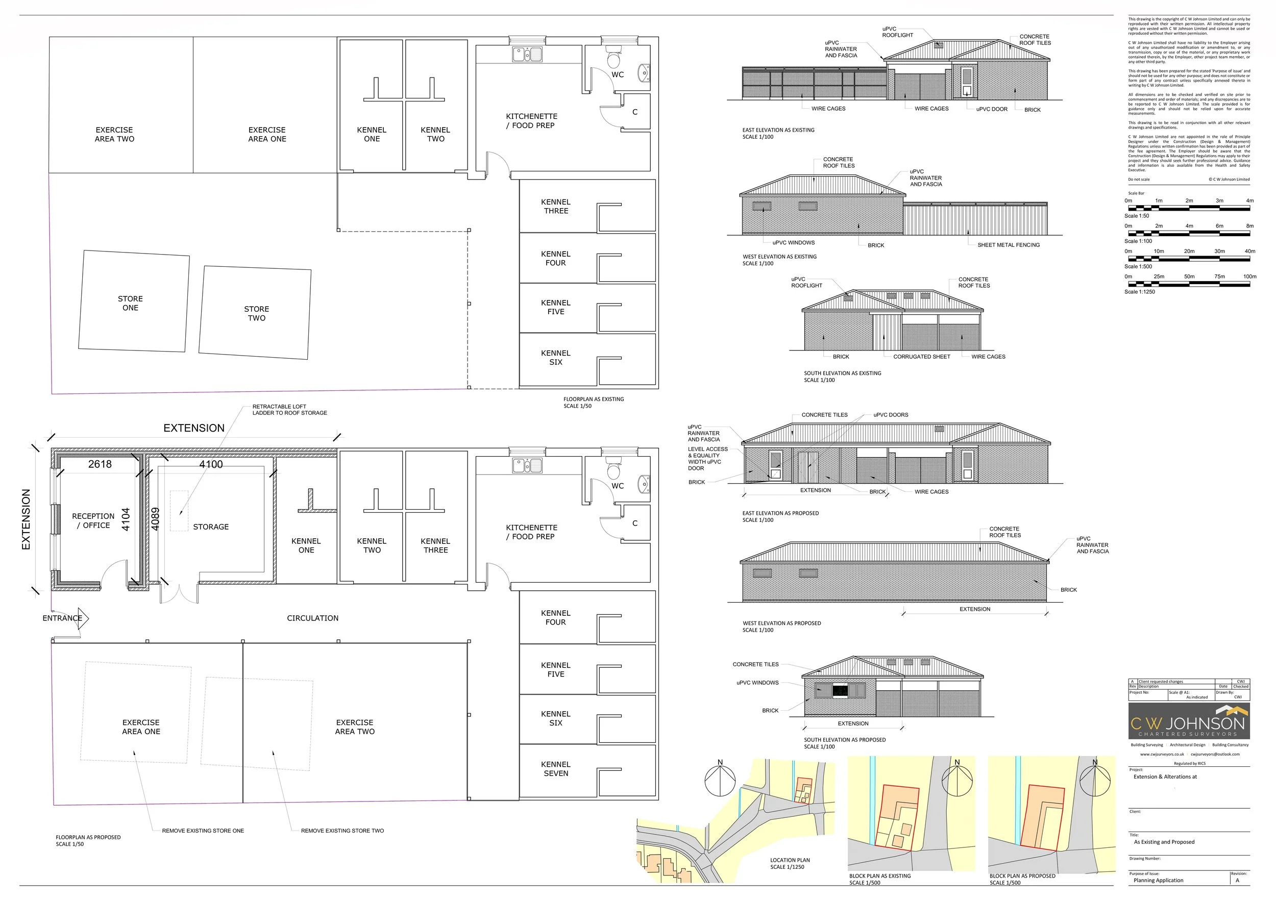 Planning Application for commercial extension