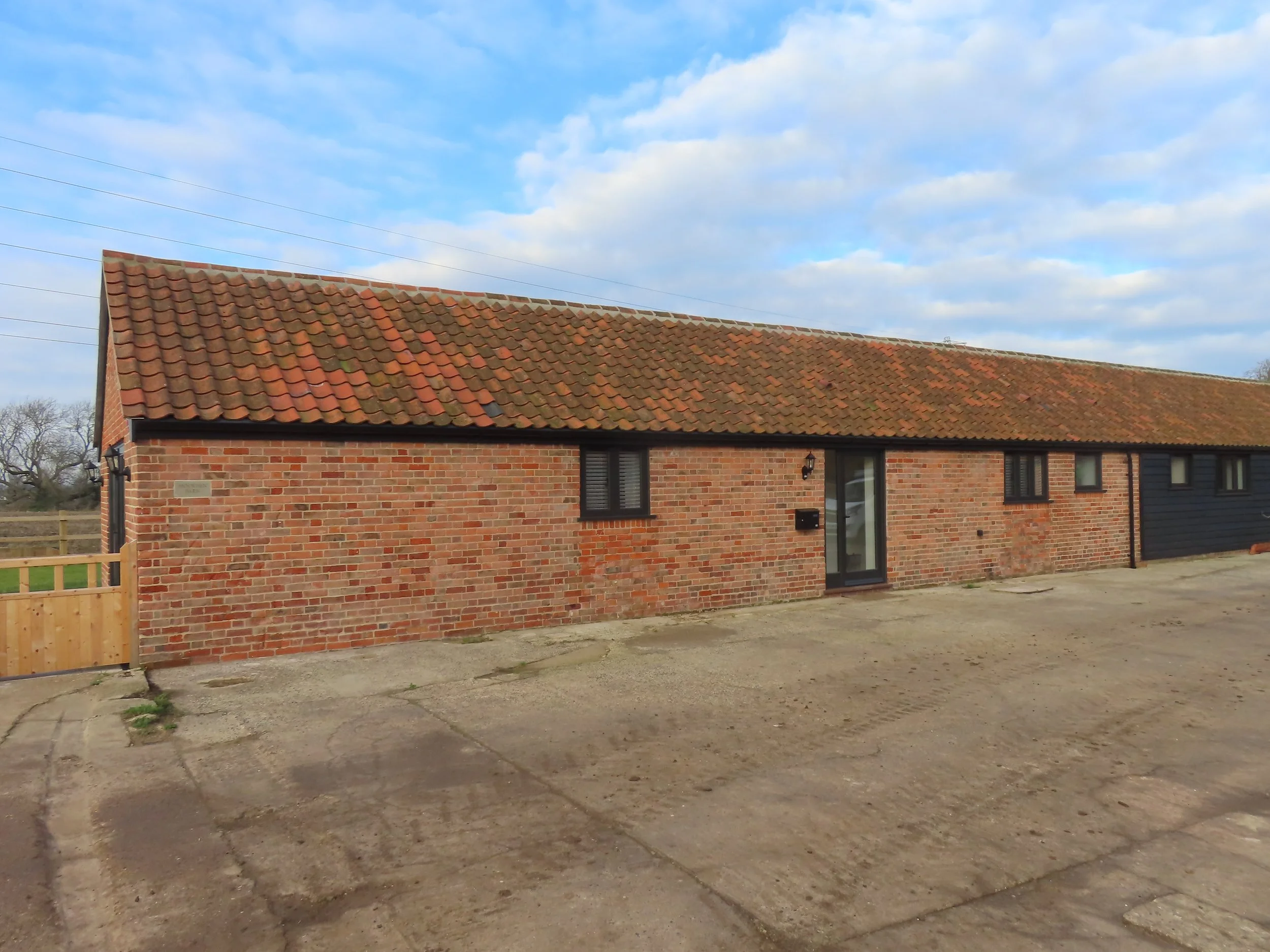 Warranty inspection for barn conversion