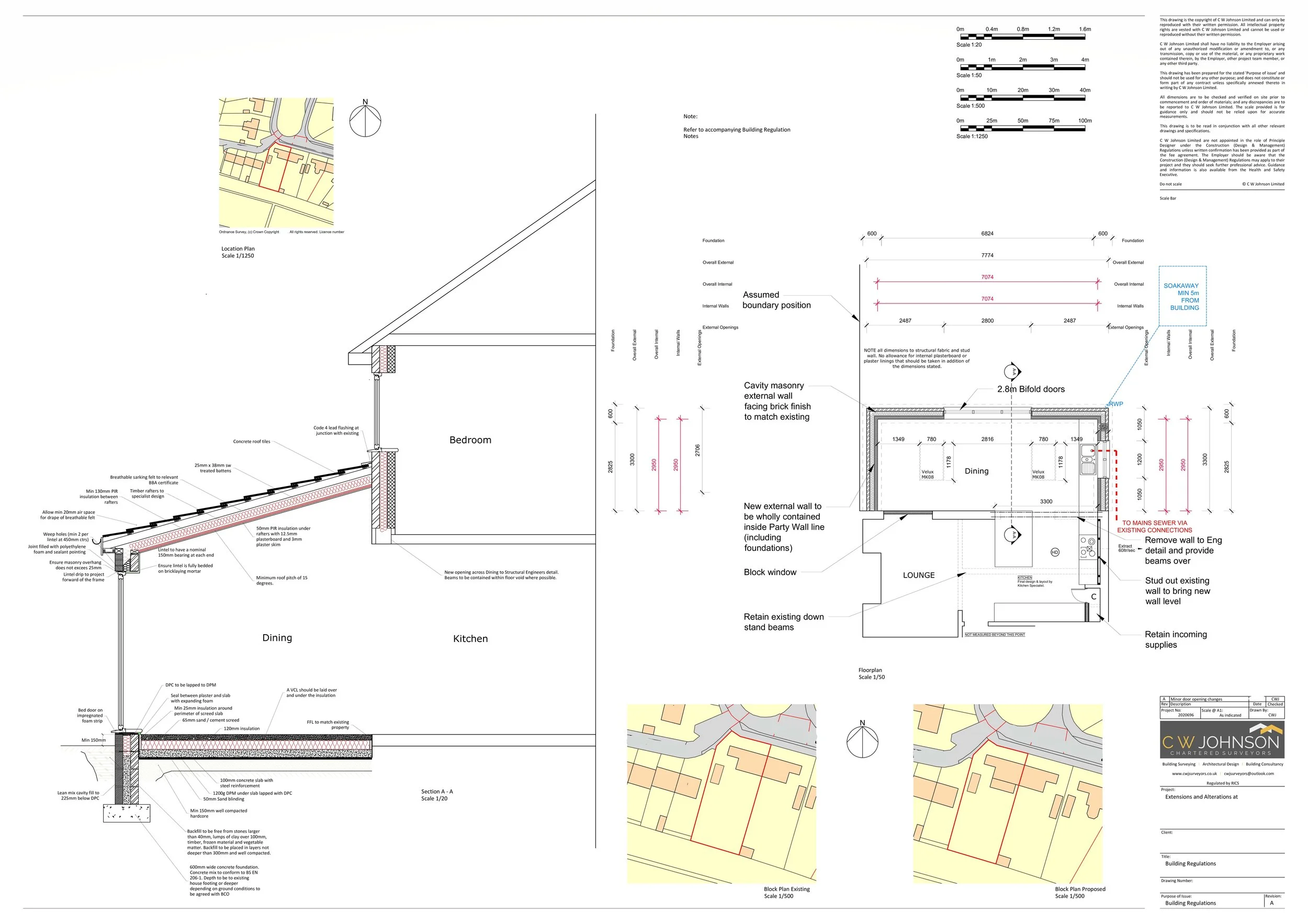 Building Regulations Application for residential extension
