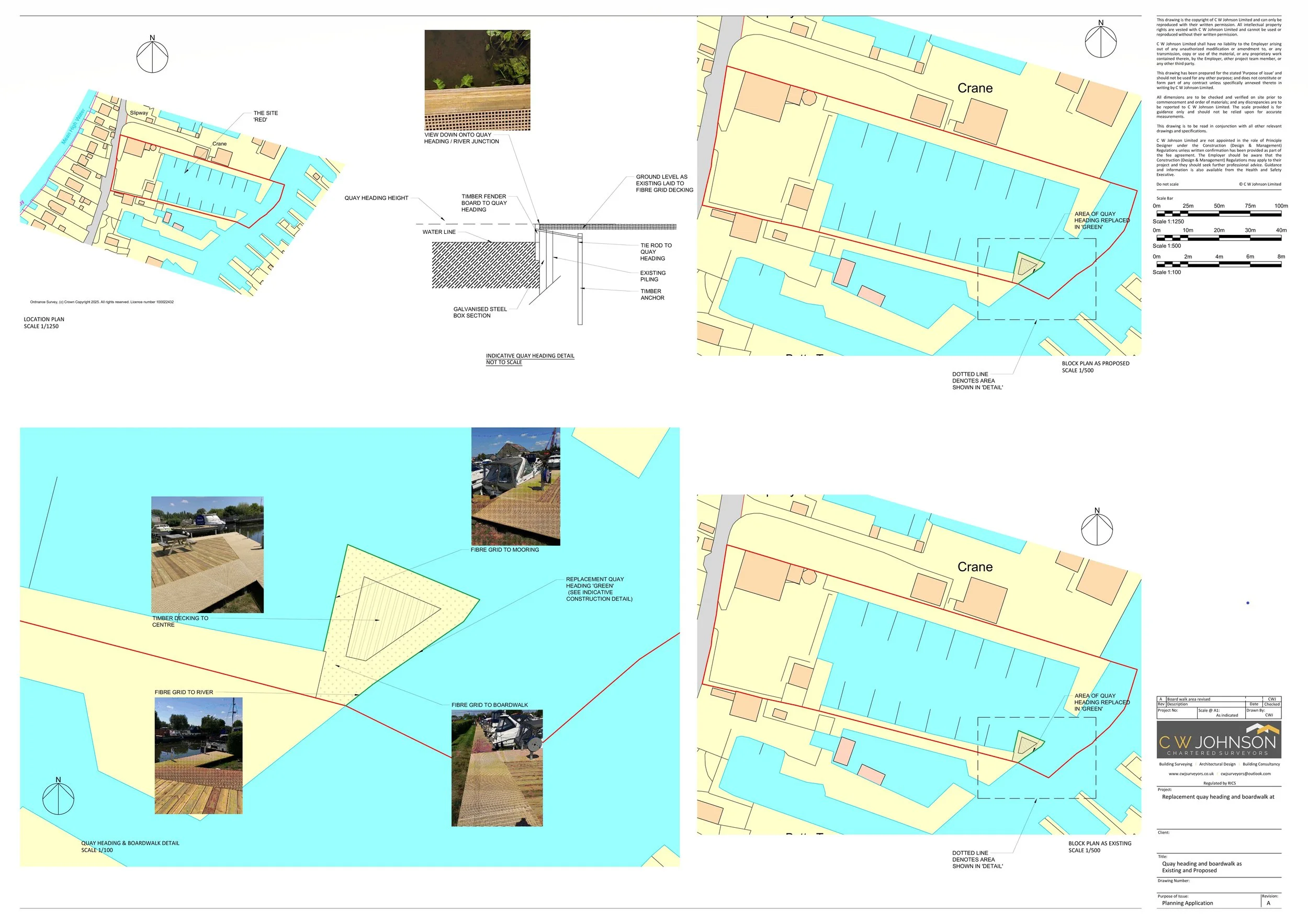 Planning Application for new quay heading