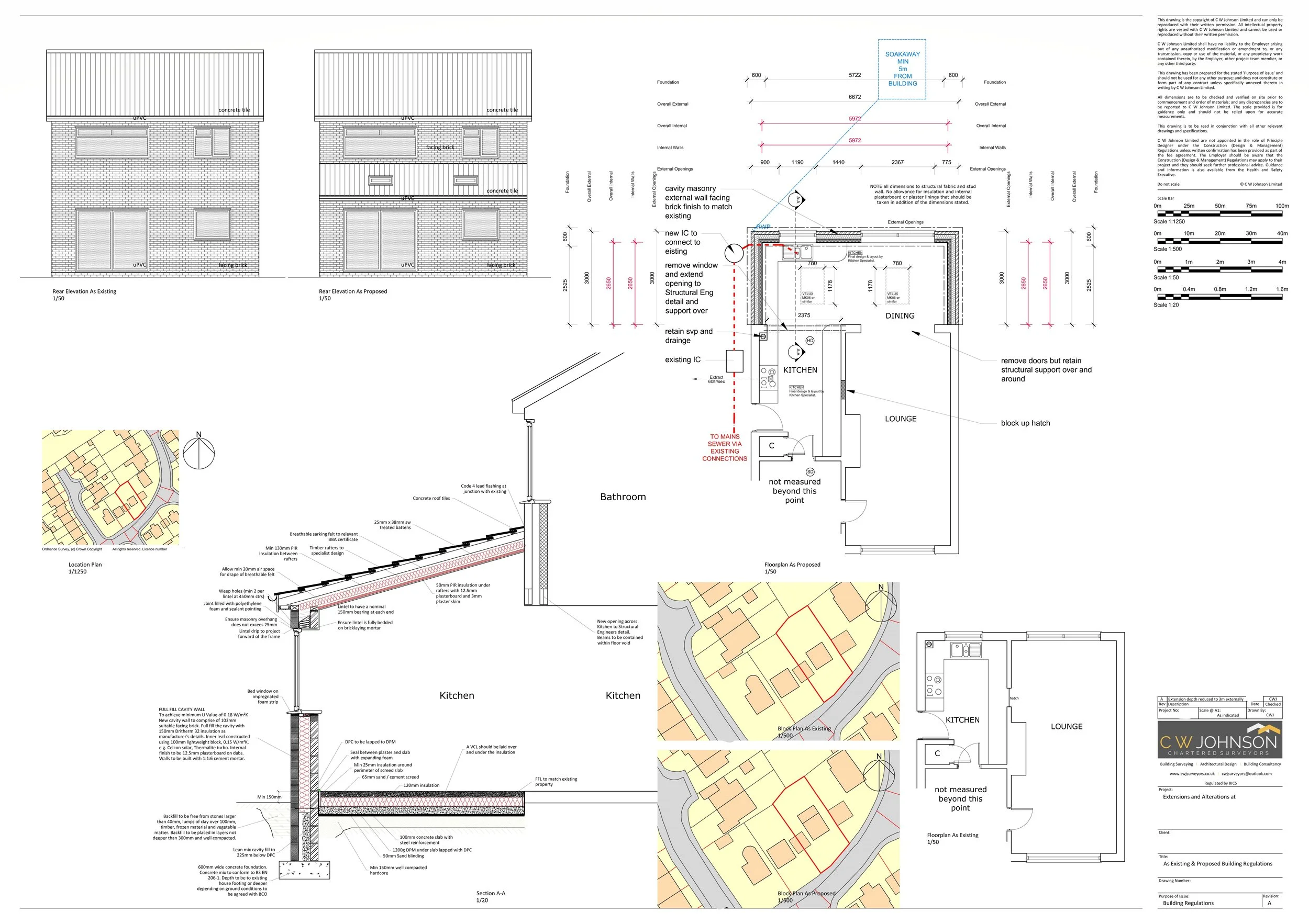 Building Regulations Application for residential extension