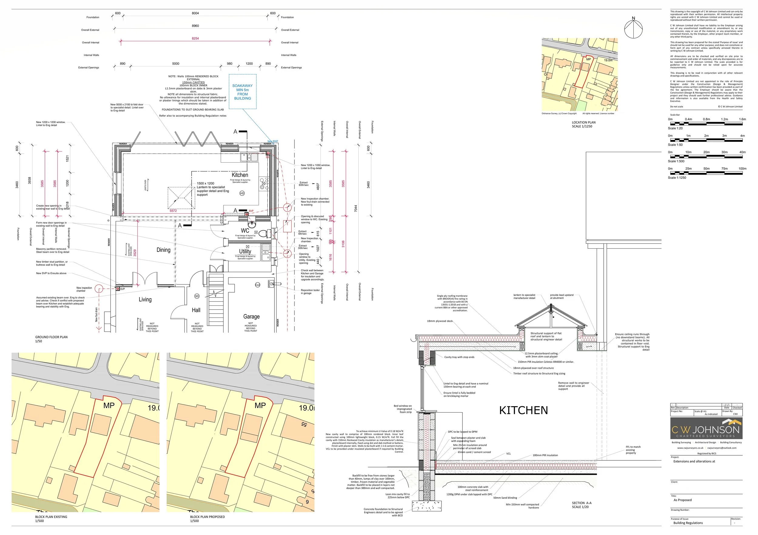 Building Regulations Application for residential extension