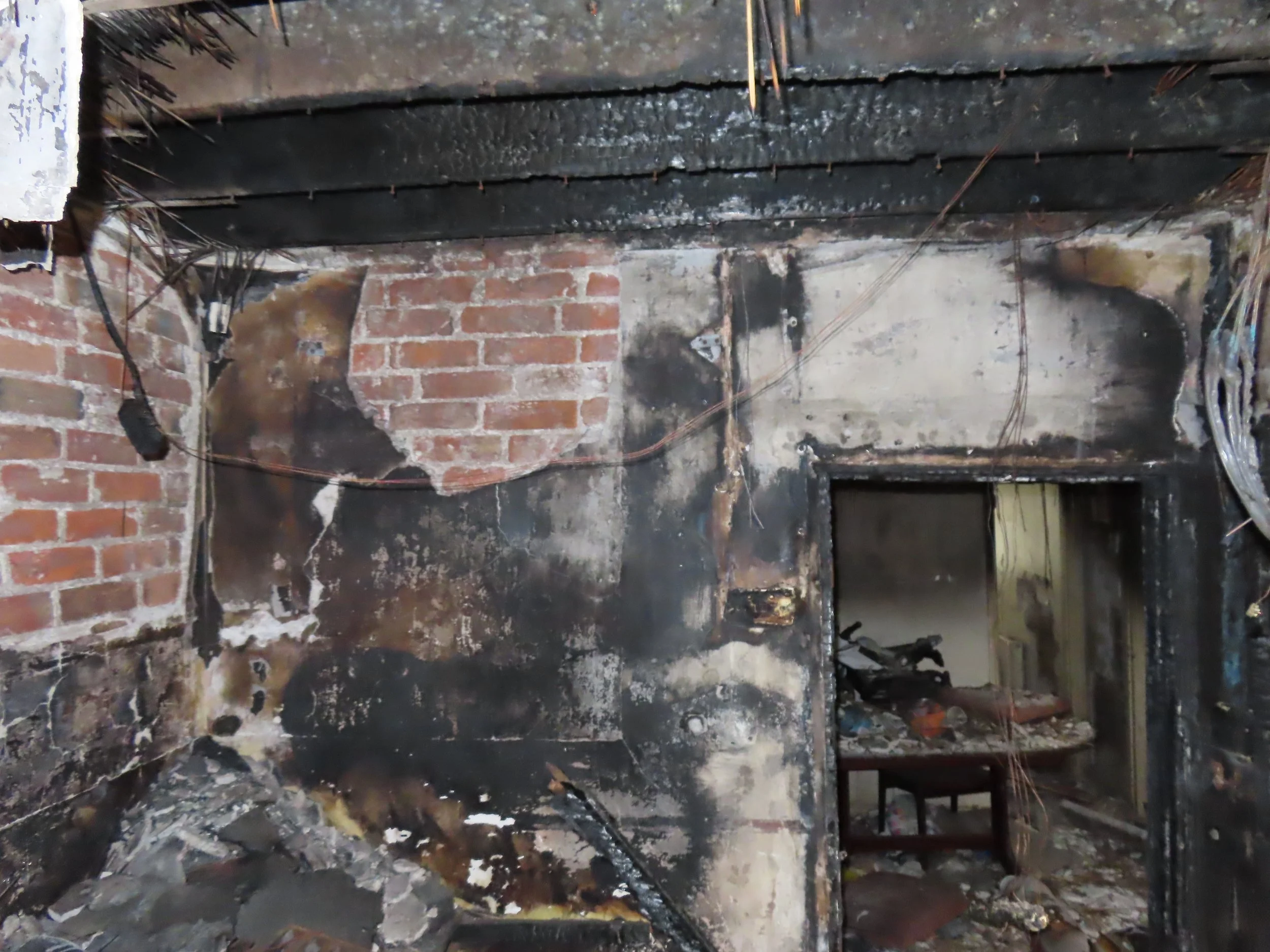 Insurance claim for fire damage