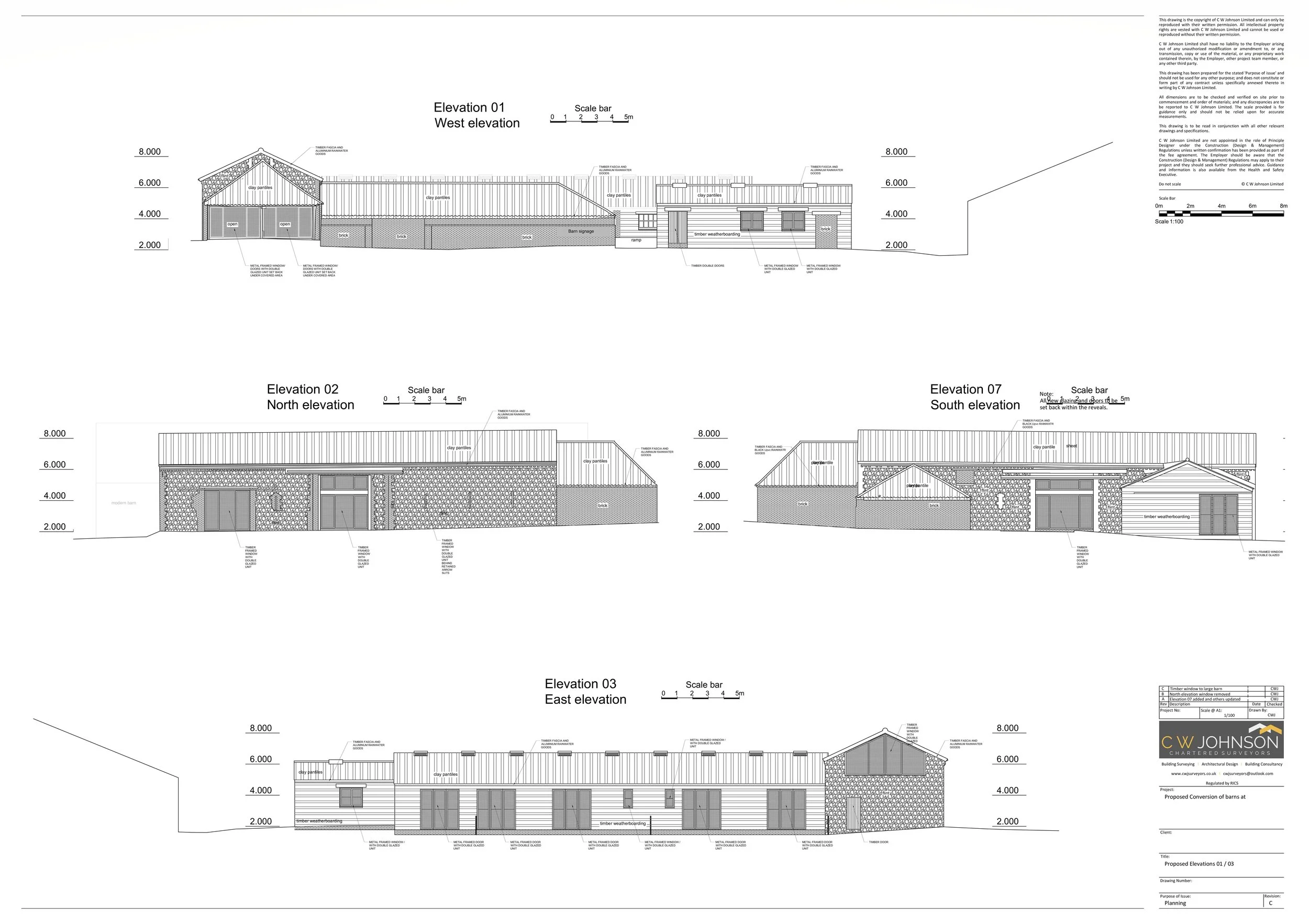 Planning Application for barn conversion