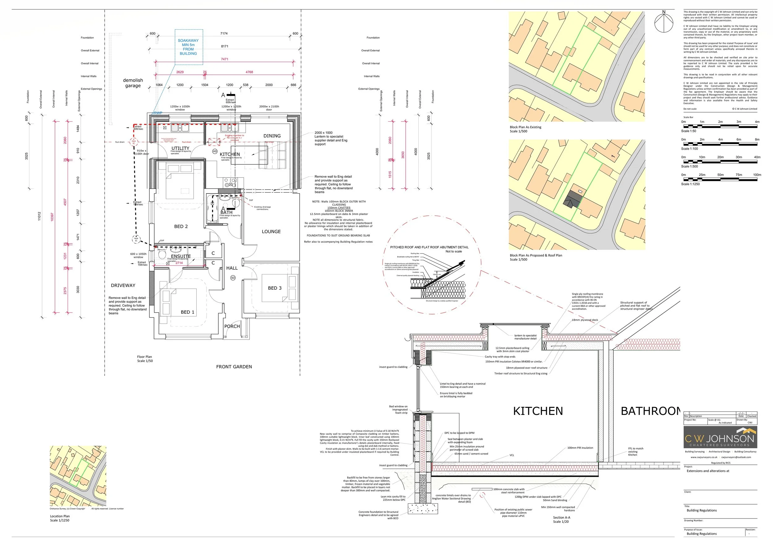 Building Regulations Application for residential extension