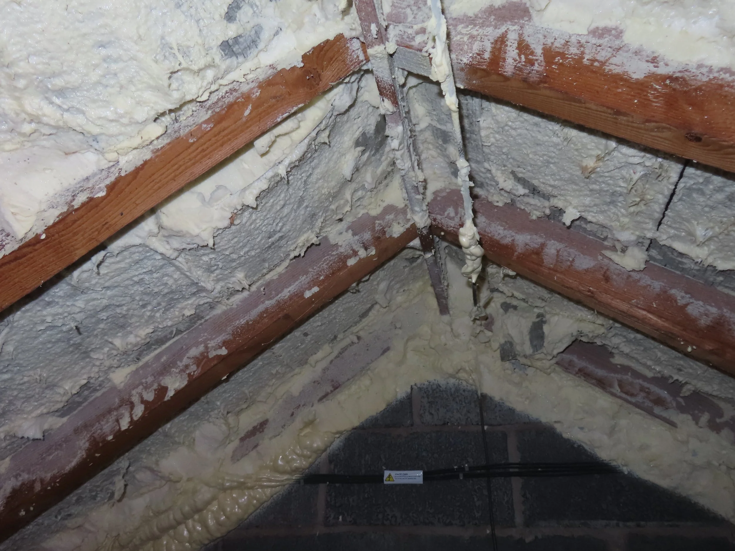 Defect Diagnosis - Spray Foam Insulation