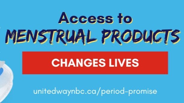 We are proud to be part of United Way&rsquo;s Period Promise campaign!
Being forced to choose between menstrual products or having something as basic as food is a tough and hidden reality for many. We are excited to help collect much-needed menstrual