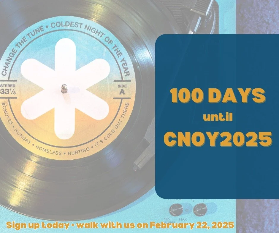 Psst...Coldest Night of the Year is in 100 days!

'Ksan Society's biggest, warmest, family-friendliest fundraising campaign kicks off on December 1st, but for those of you who are keen to join us in raising funds and awareness for homelessness, you c