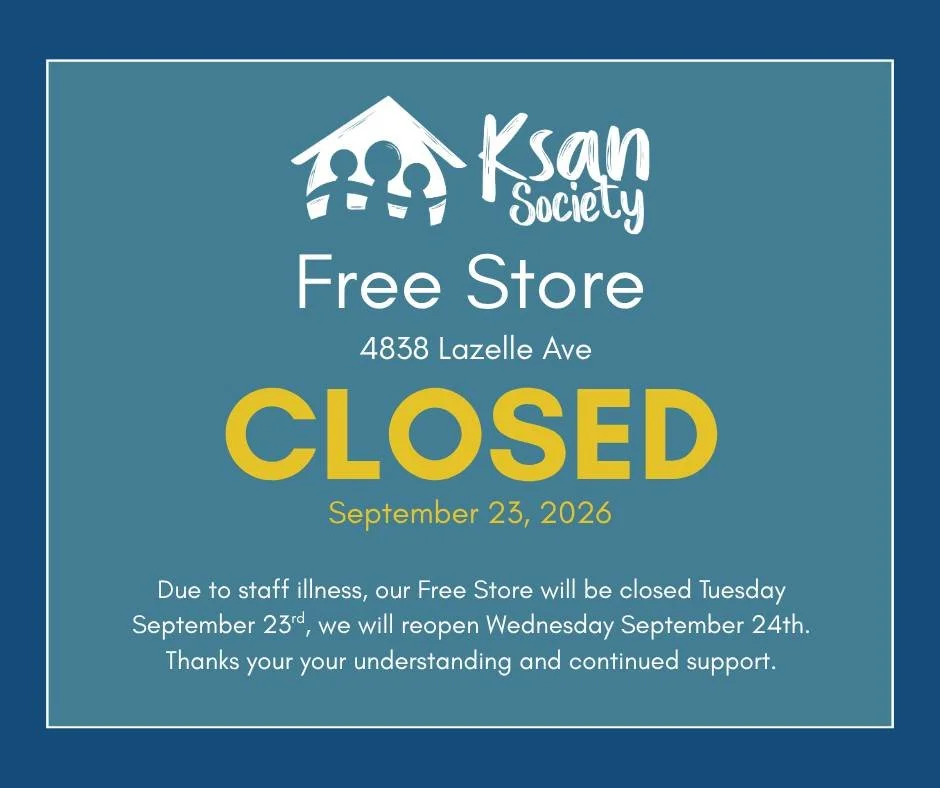 Due to staff illness, the Free Store will be closed today, Tuesday September 23rd. 

We will reopen on Wednesday September 24th. 

Sorry for the inconvenience!