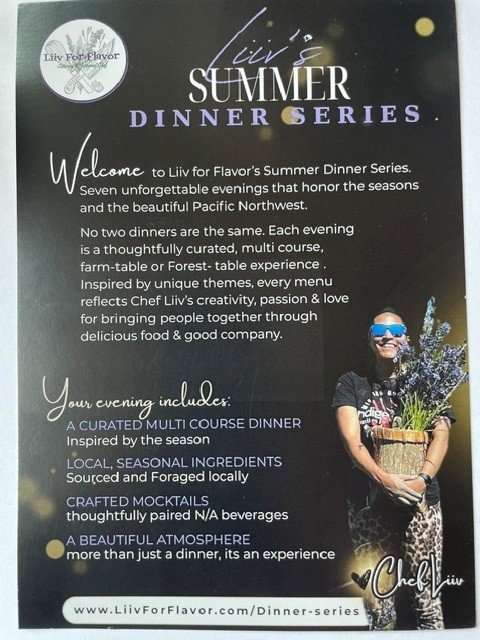 Chef Olivia Ford's Summer Dinner Series 