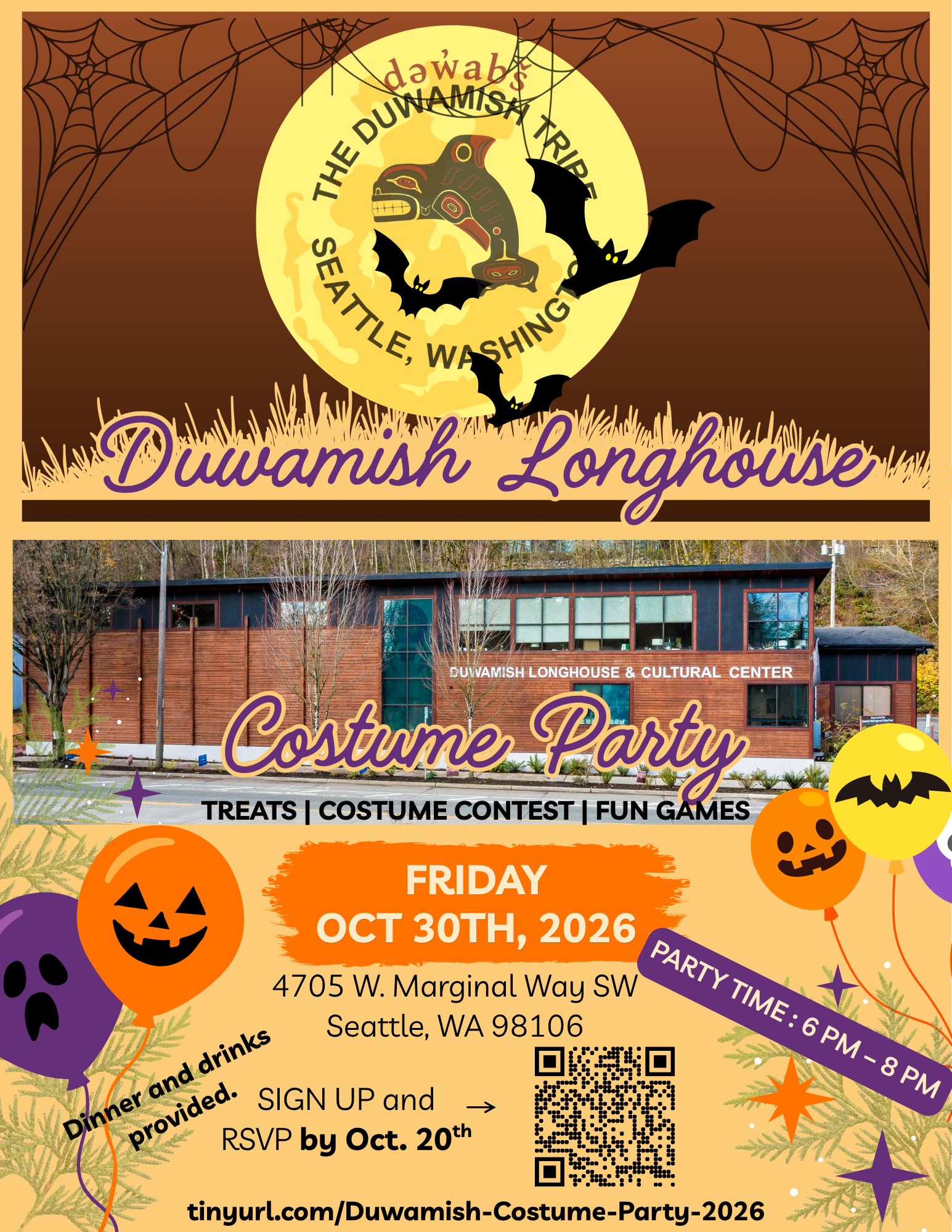 HALLOWEEN PARTY @ DUWAMISH LONGHOUSE