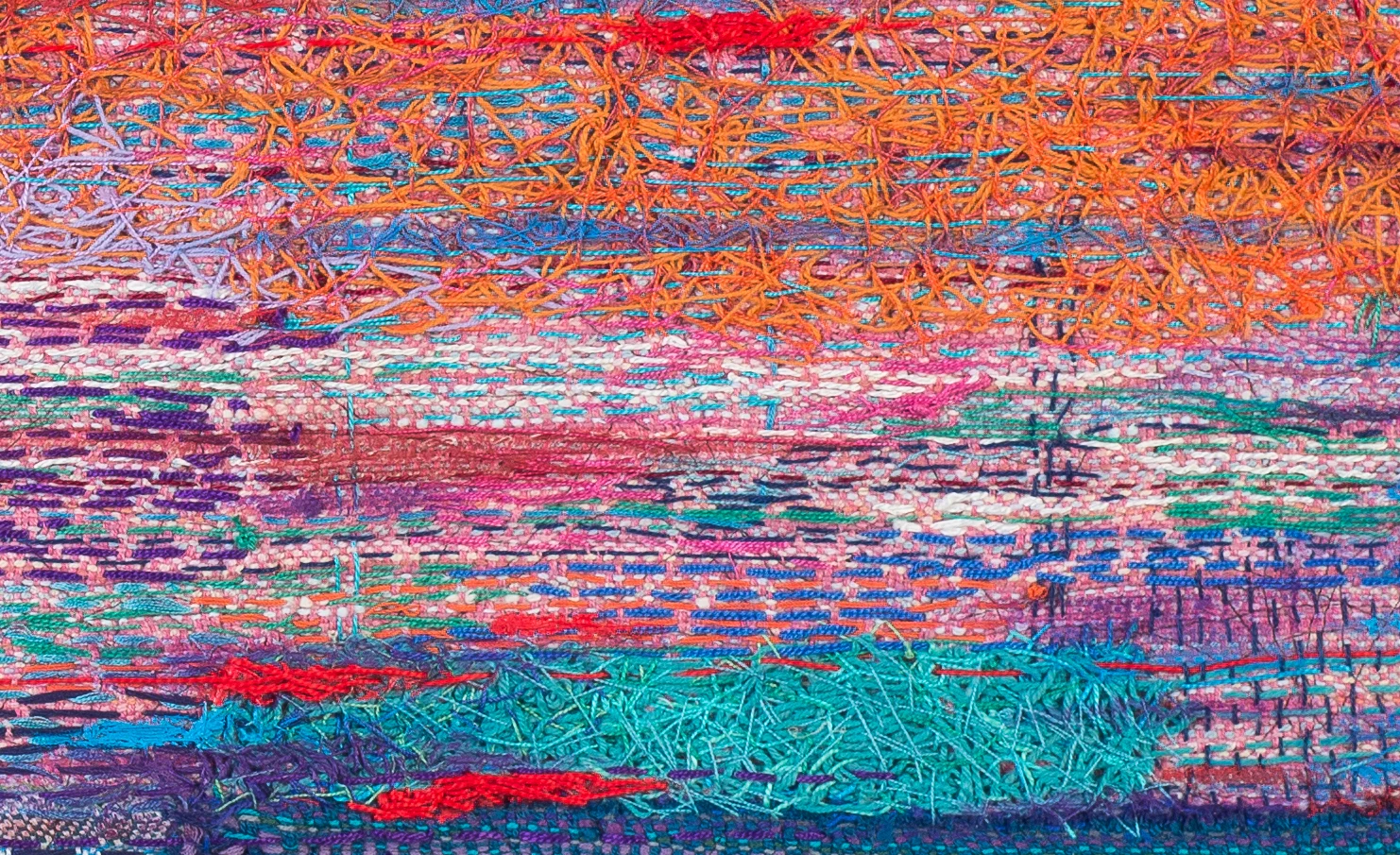 Shin-hee Chin, detail from pink cloud sunset
