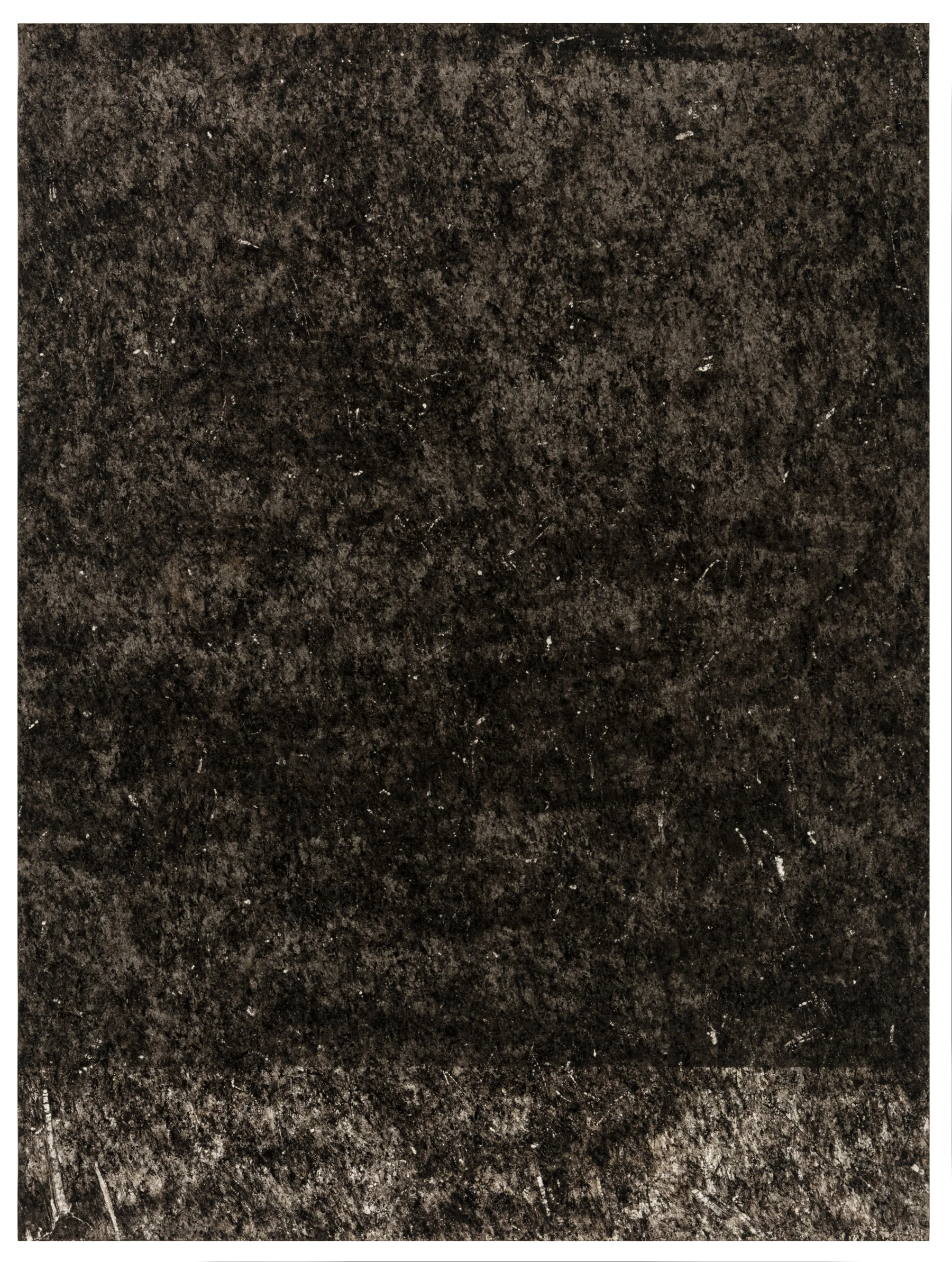 ERIN WIERSMA, 2019 105+123 2C, charcoal on paper, 60in x 45in