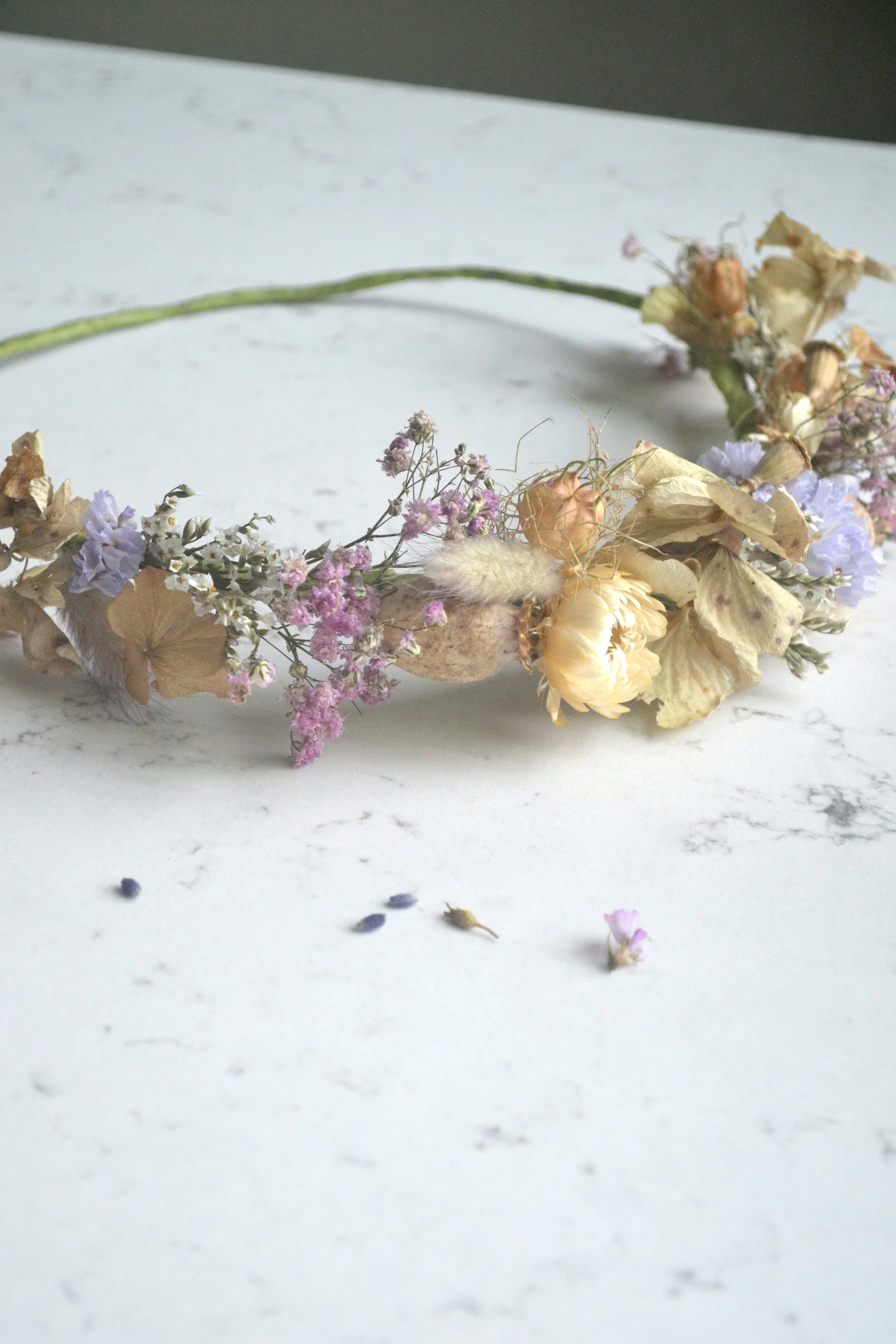 Dried Flower Crown Brighton Daytime Group Activity