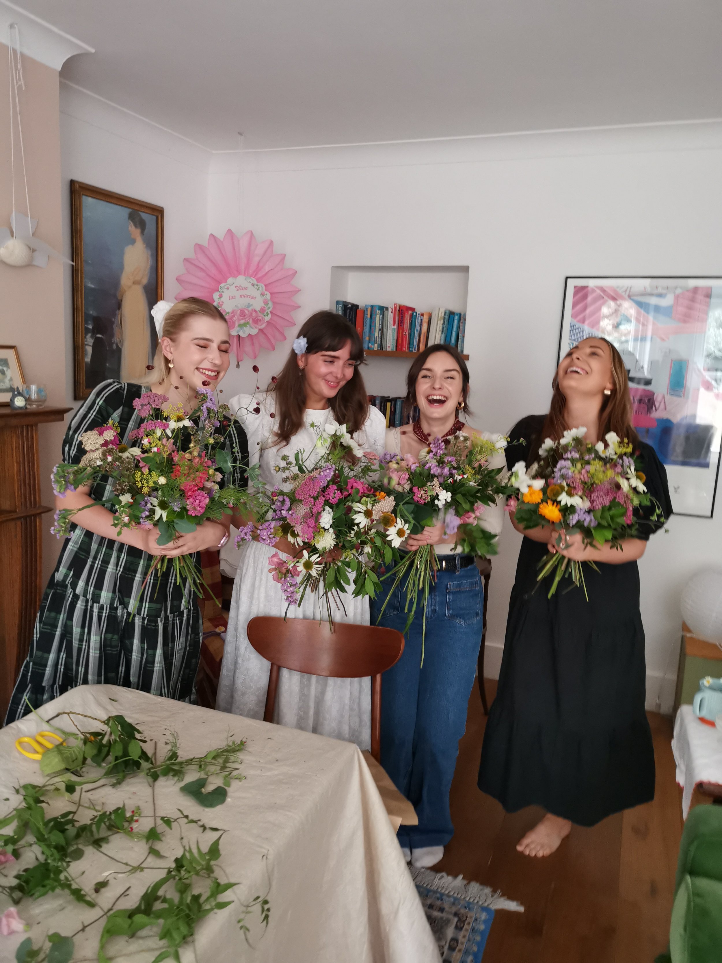 flower arranging in a vase workshop Brighton Webb and Farrer3.jpg