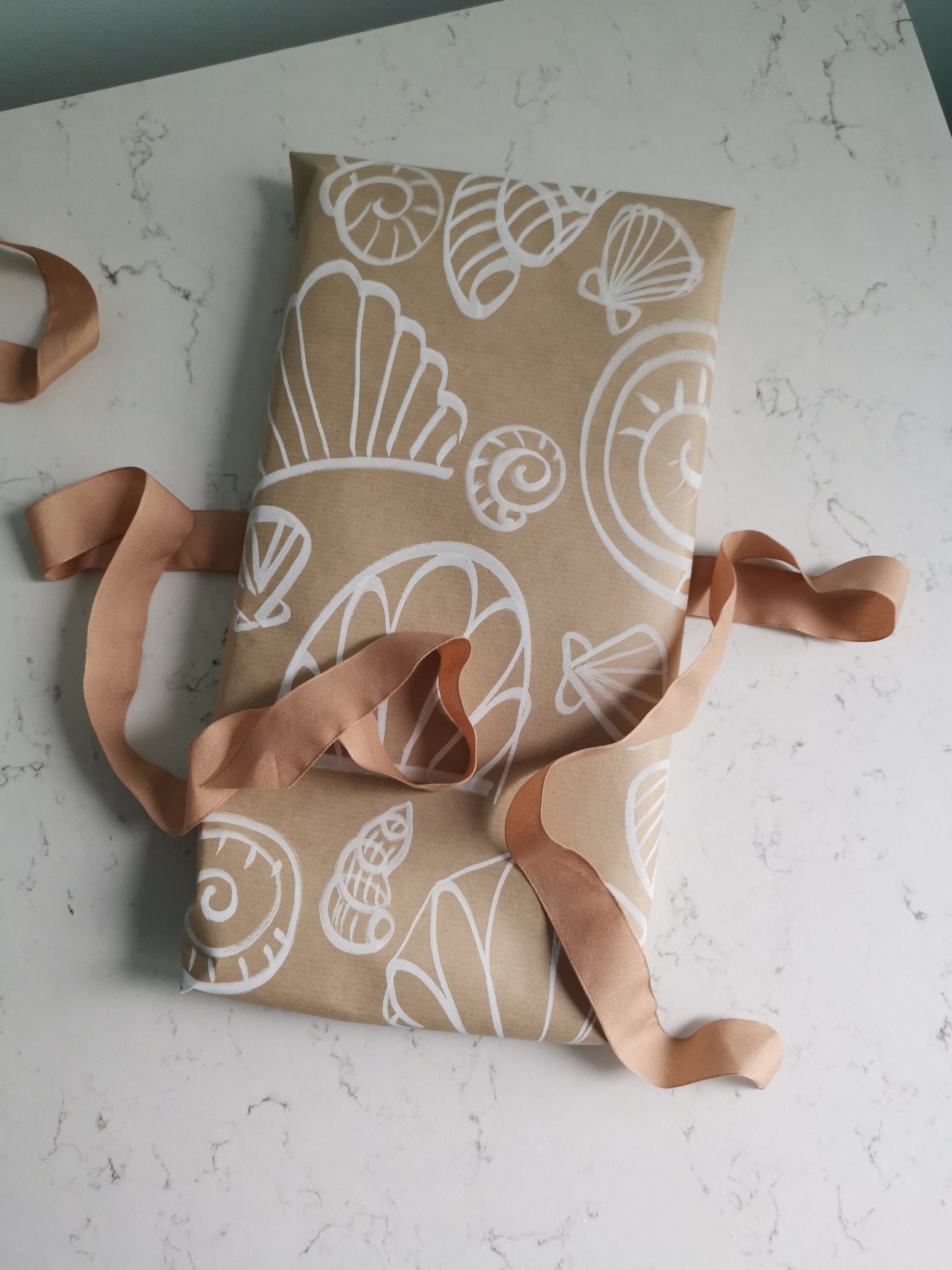 Make Your Own Seashell Wrapping Paper — Webb and Farrer - Flower