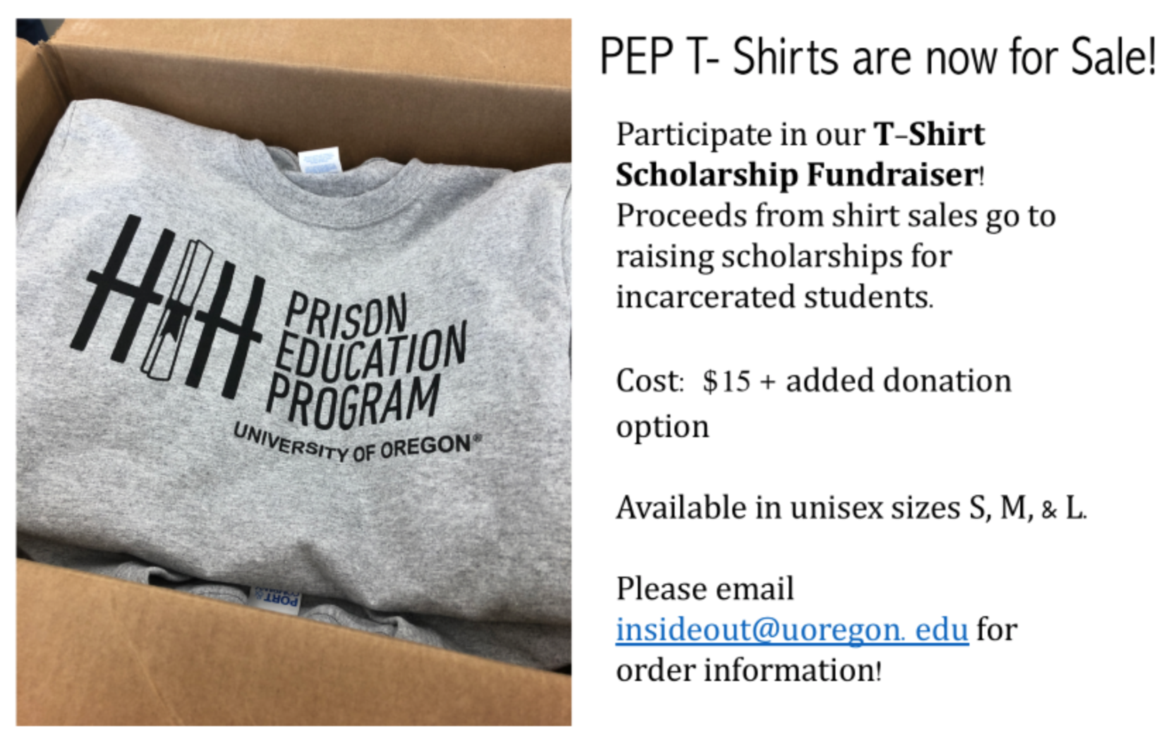 tee shirt fundraiser