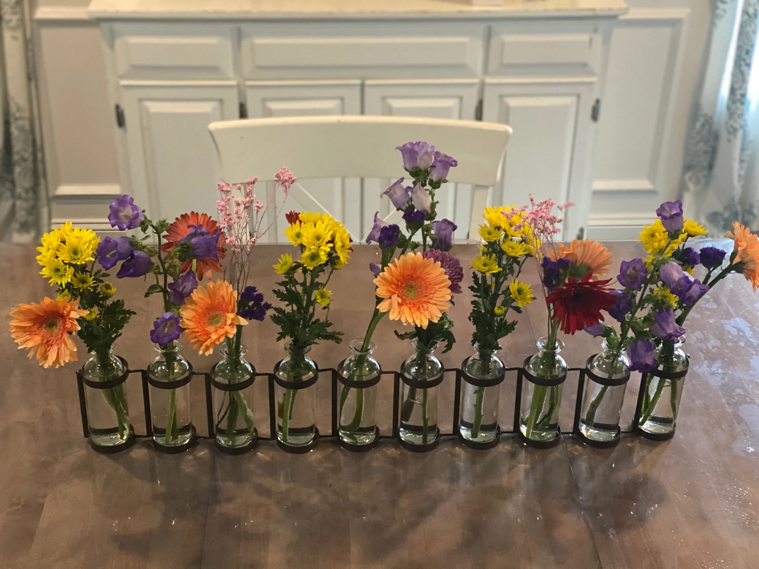 Another Surprise Gift! Hinged Metal And Glass Vases