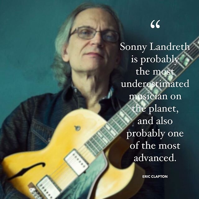Here&rsquo;s your chance to hear a musician&rsquo;s musician up close and personal- this Wednesday night it&rsquo;s @sonny_landreth_official on @brbluesfest IGTV and FB performing his #mybrblues streaming session! Tune in to hear this extraordinary p