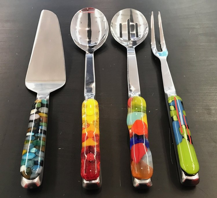 team building art camps - serving pieces