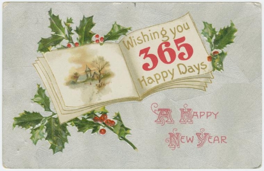 "A happy New Year." New York Public Library Digital Collections.