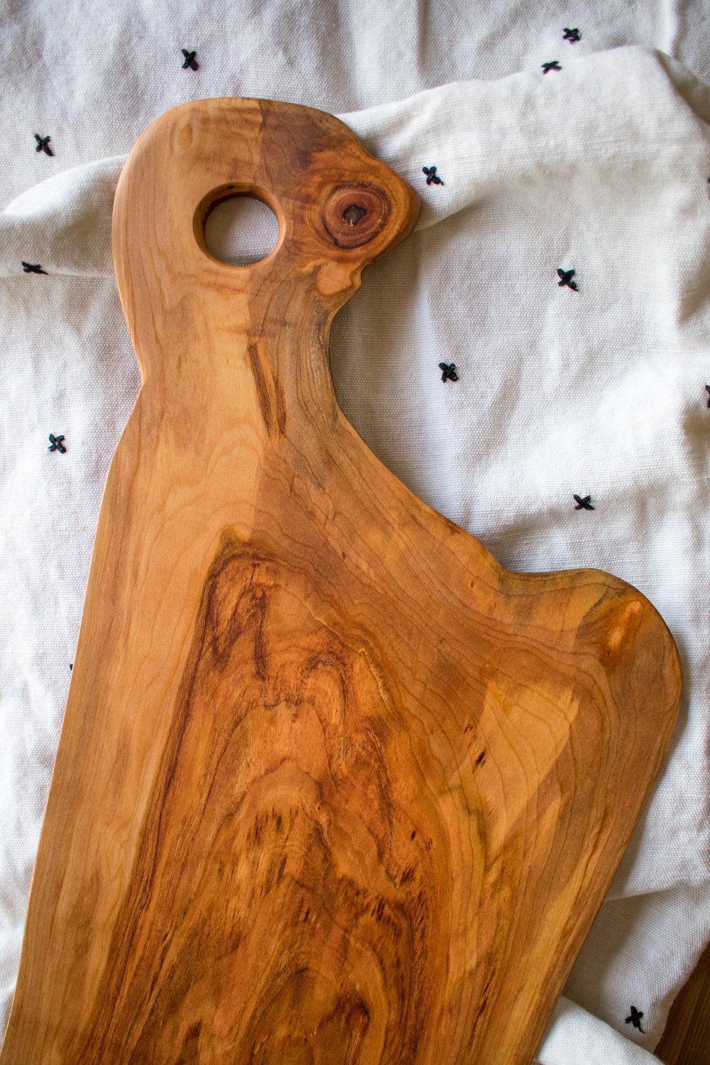 Carved Cherry Charcuterie/Cutting Board