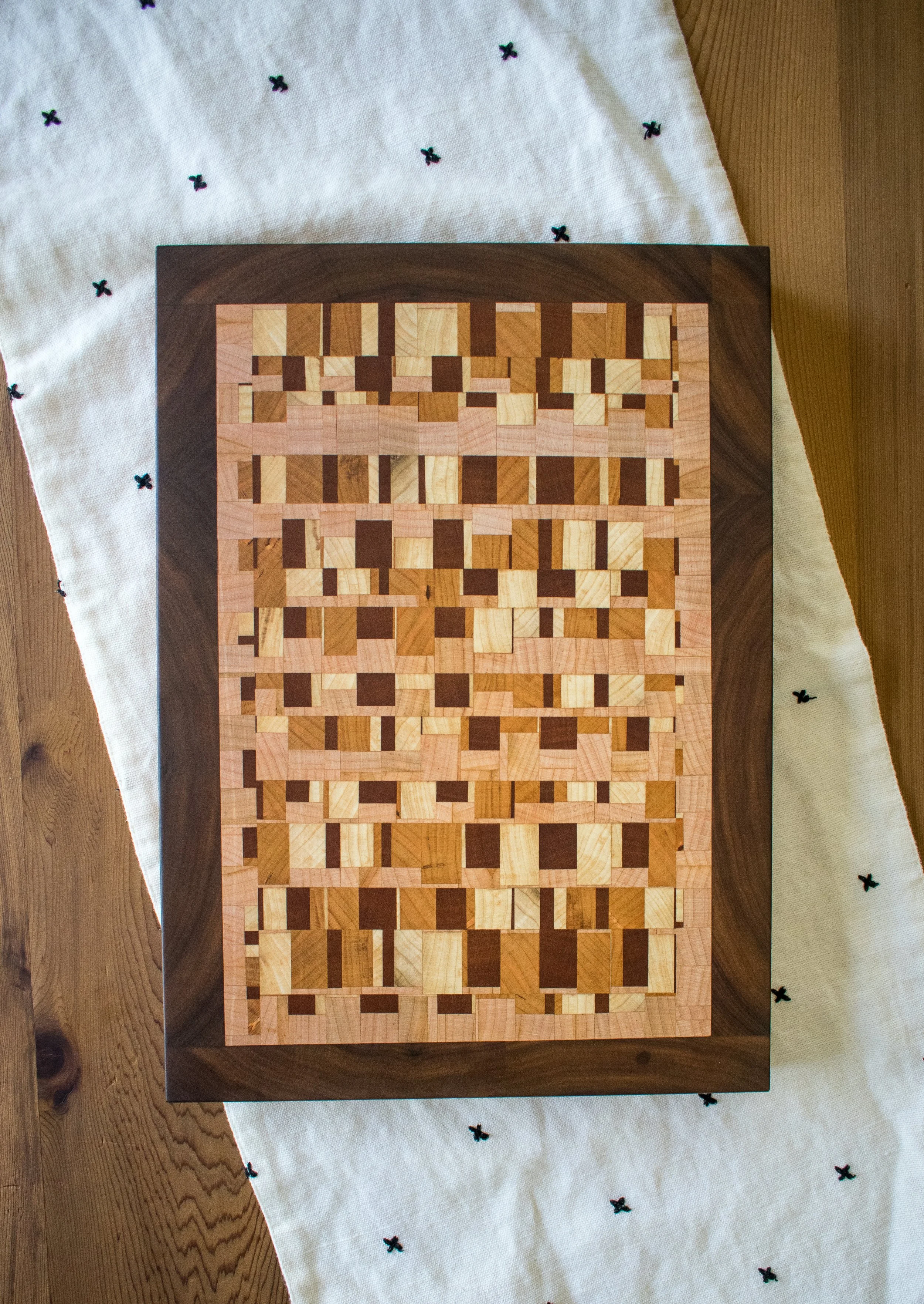 Handled End Grain Chaos Board