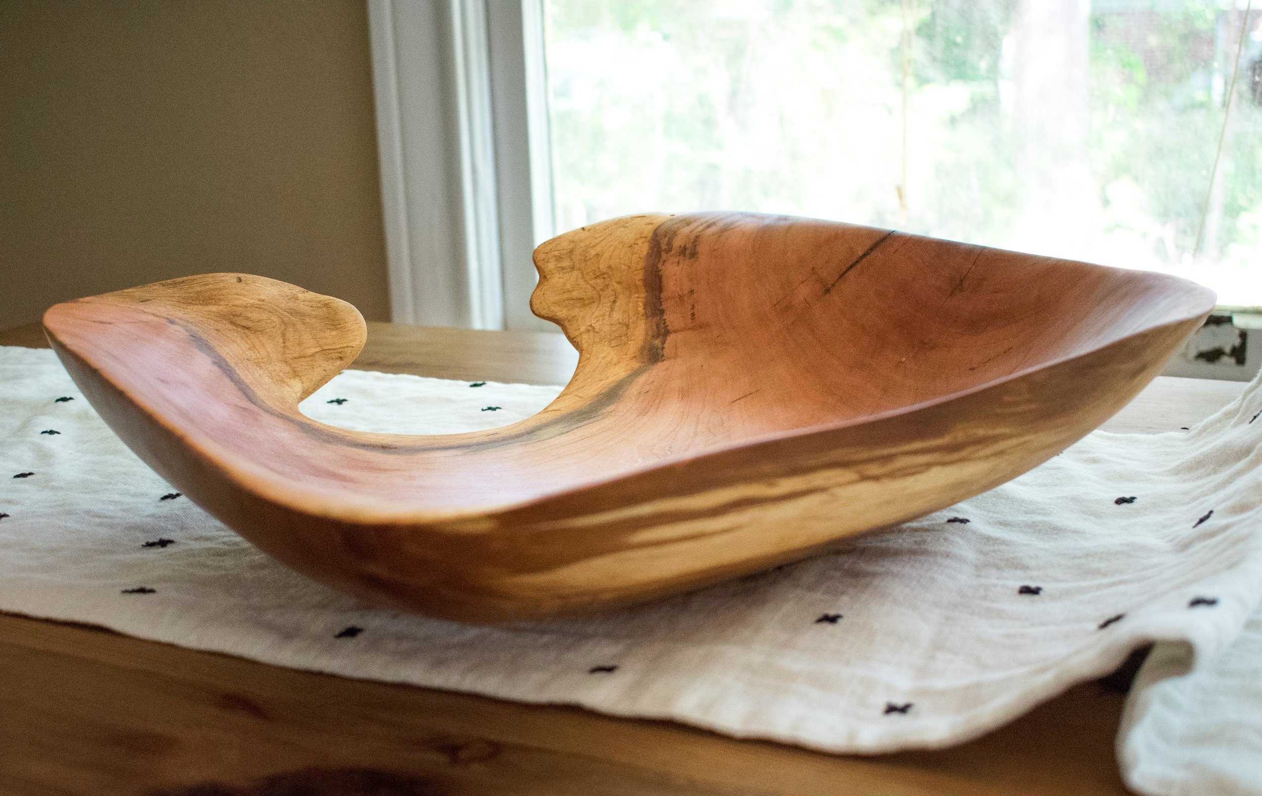 Live Edge Dough Bowl (Cherry)