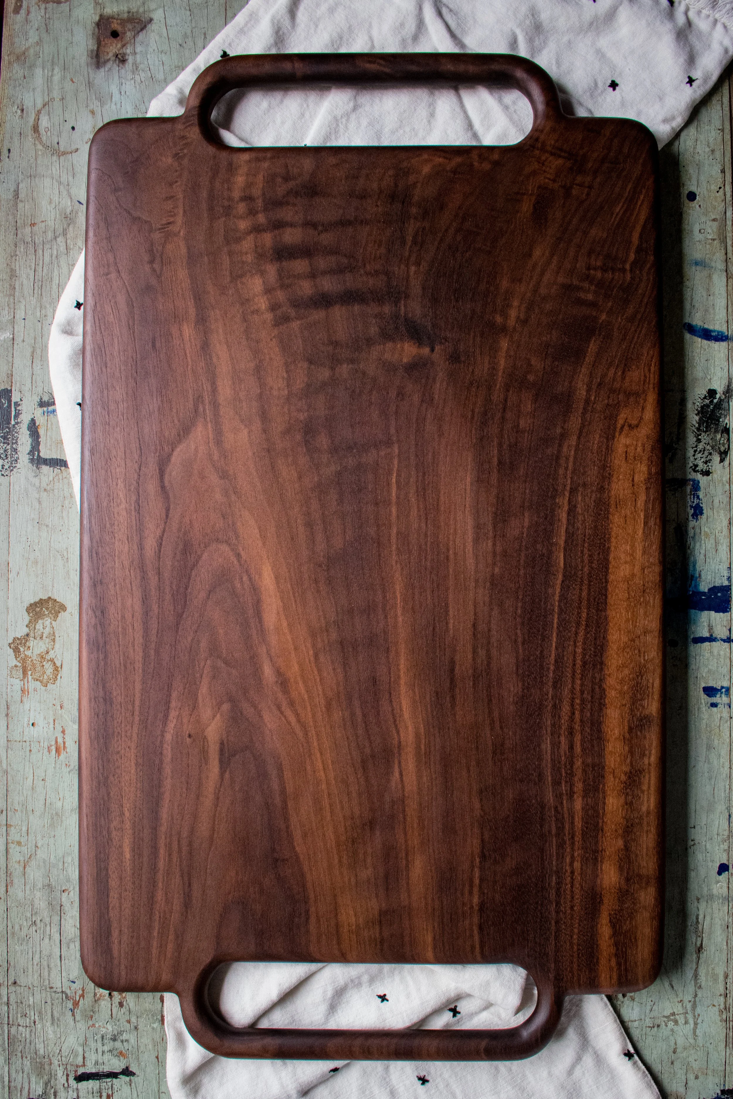 Large Walnut Serving Tray
