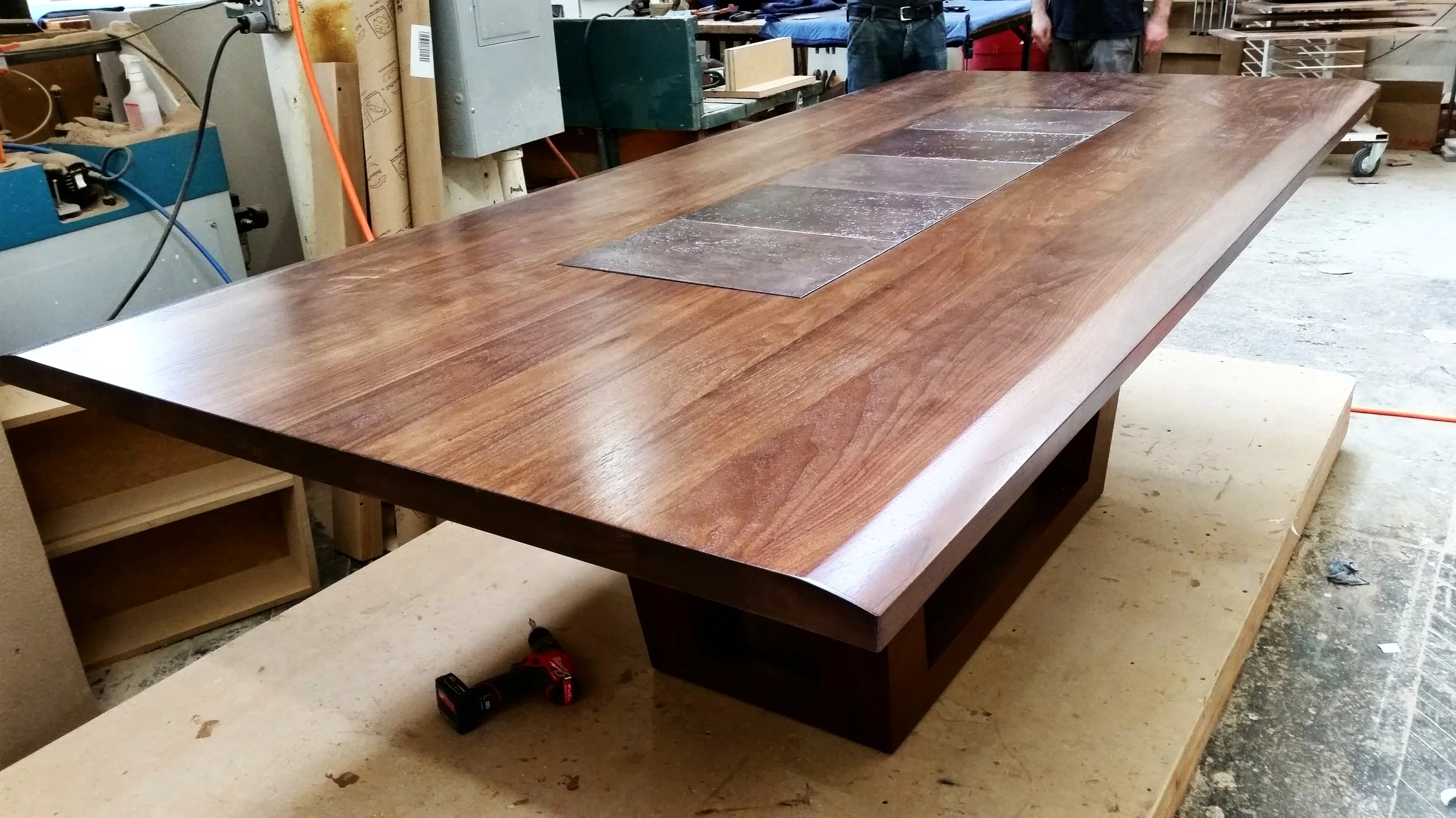 Dining Table With Slate Insert — Simpson Fine Furniture