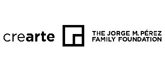 Logo for the Jorge M. Pérez Family Foundation with a stylized letter 'F' and foundation name.