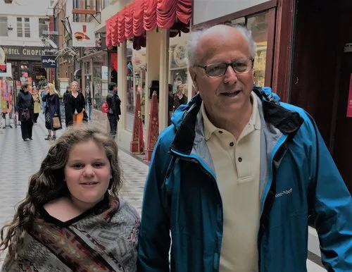 Ba with his granddaughter Naomi