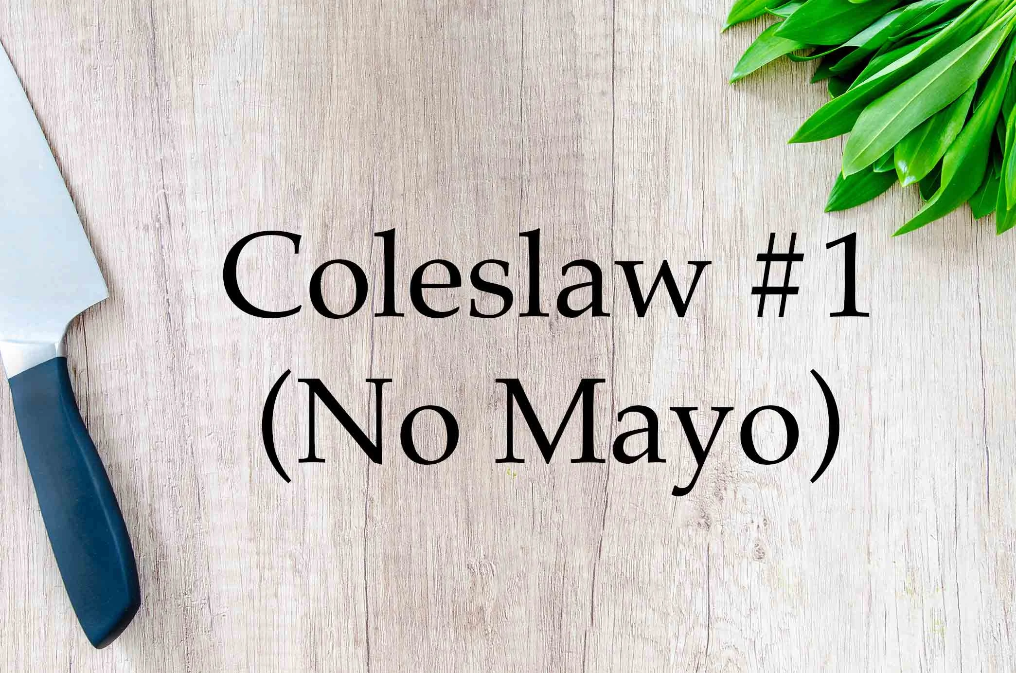 GrannyKeto.com Recipes: Coleslaw #1 (No Mayo)