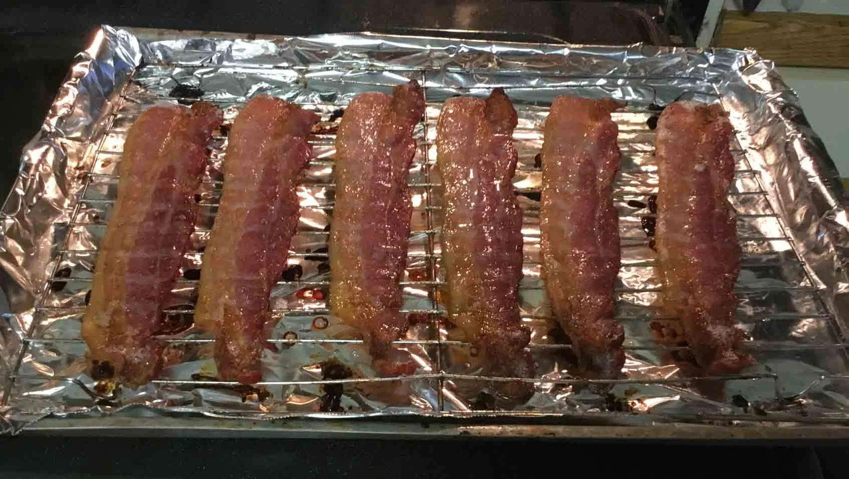 GrannyKeto.com Recipes: Bacon cooked to perfection in the oven