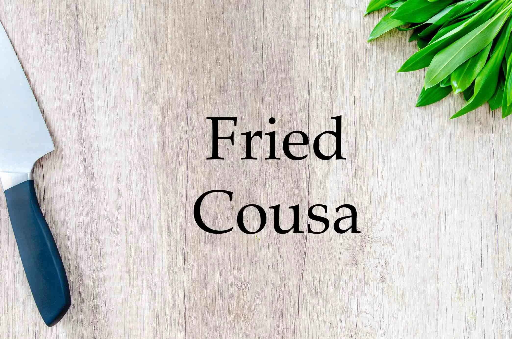 GrannyKeto.com Recipes: Fried Cousa